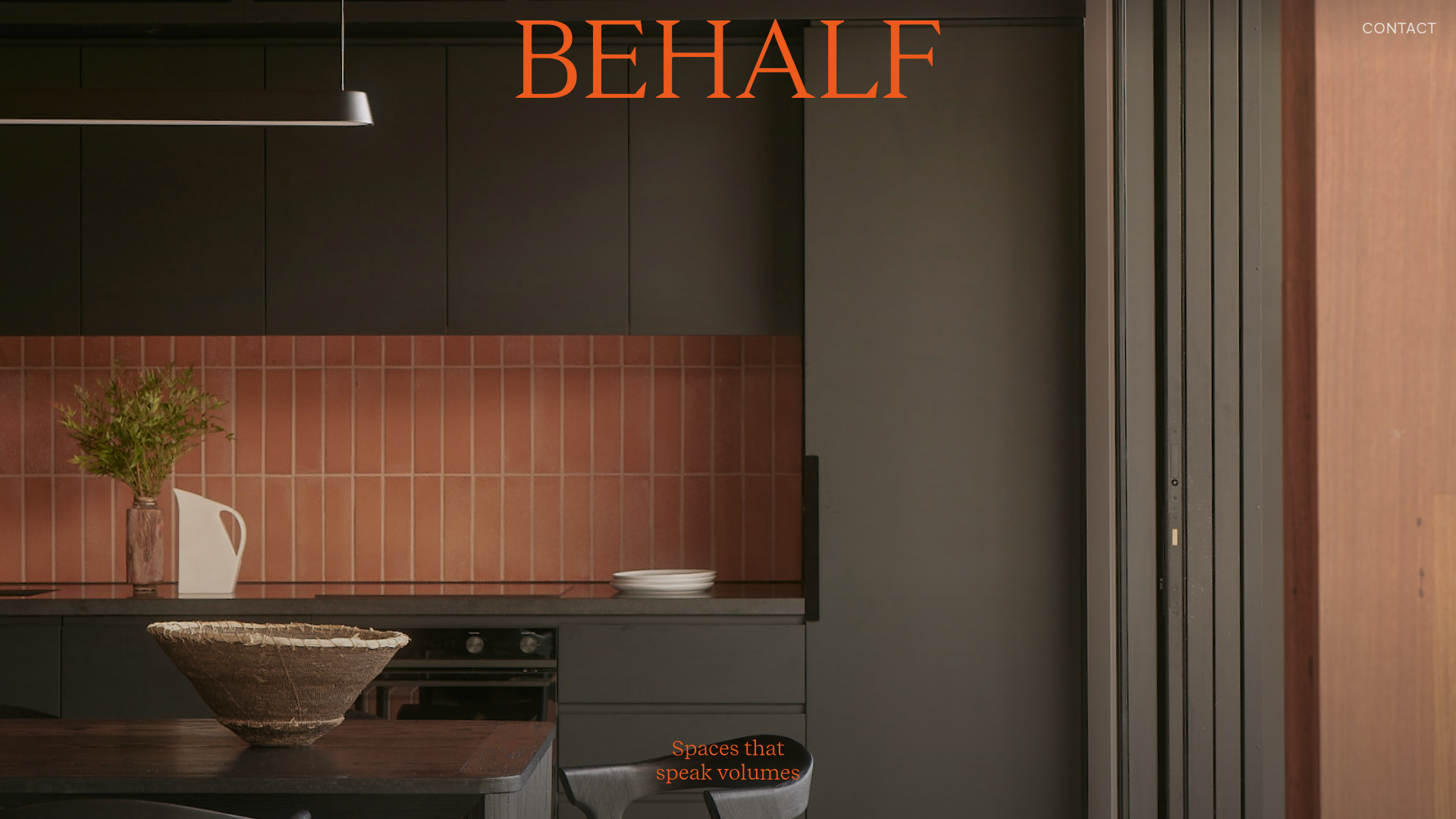 website screenshot of https://behalfarchitect.com/