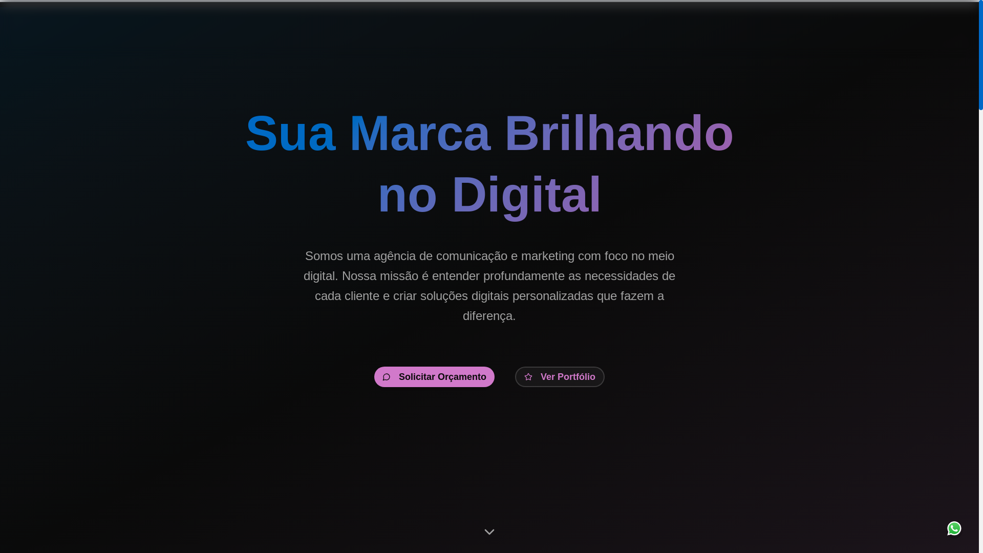 website screenshot of https://agenciaikons.com.br/