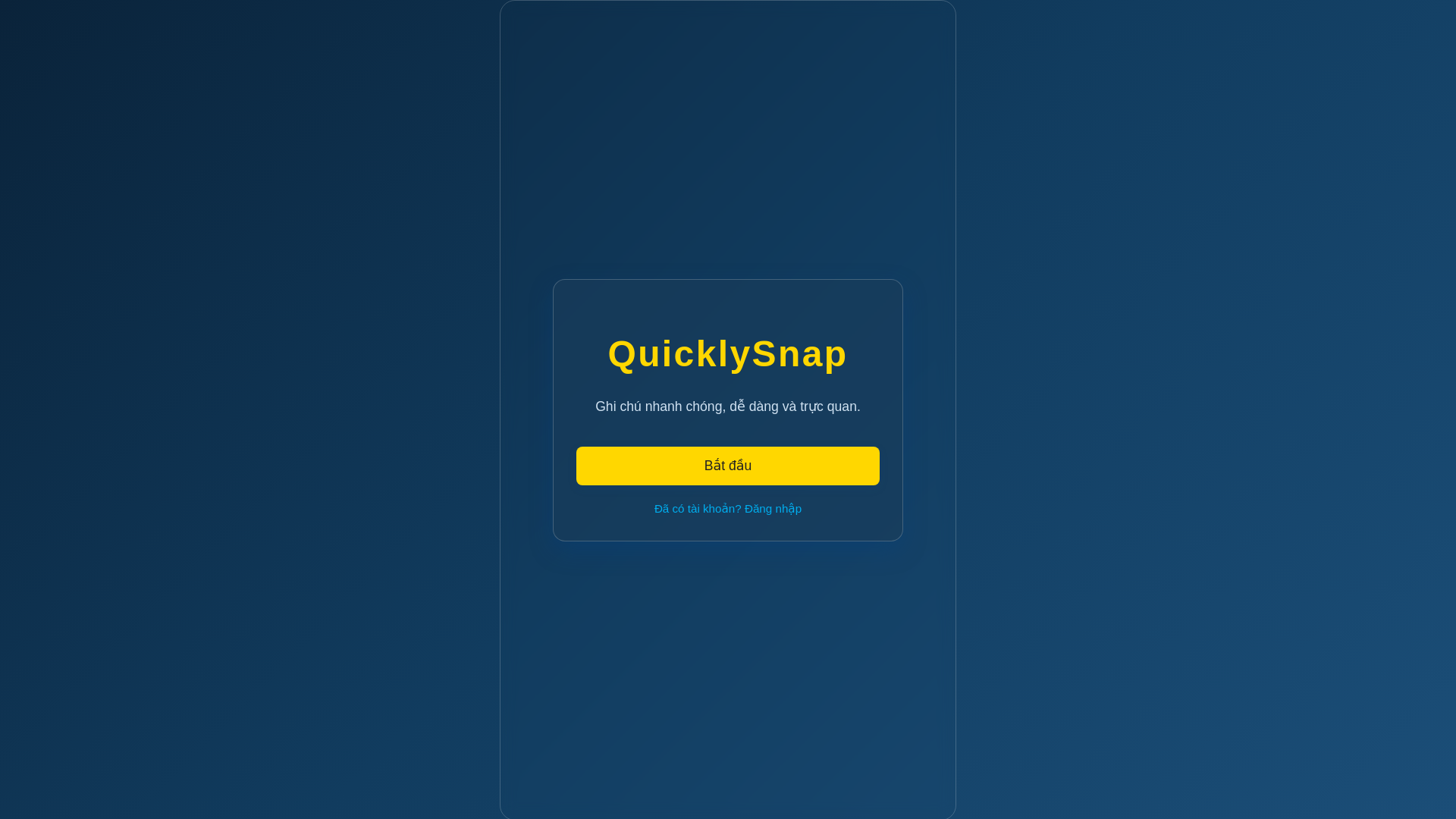 website screenshot of https://quicklysnap.com/
