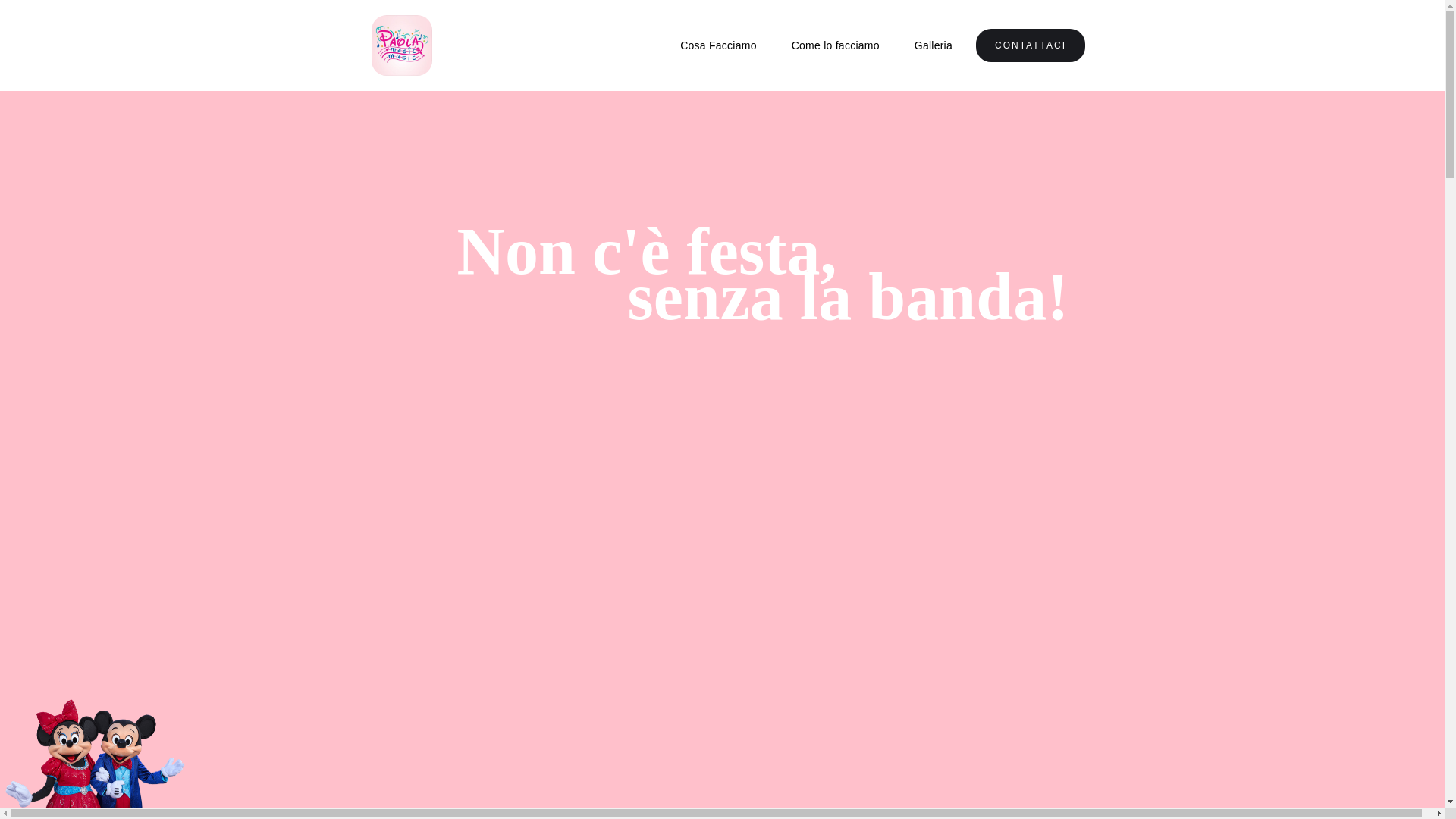 website screenshot of https://paolamagicmusic.com/