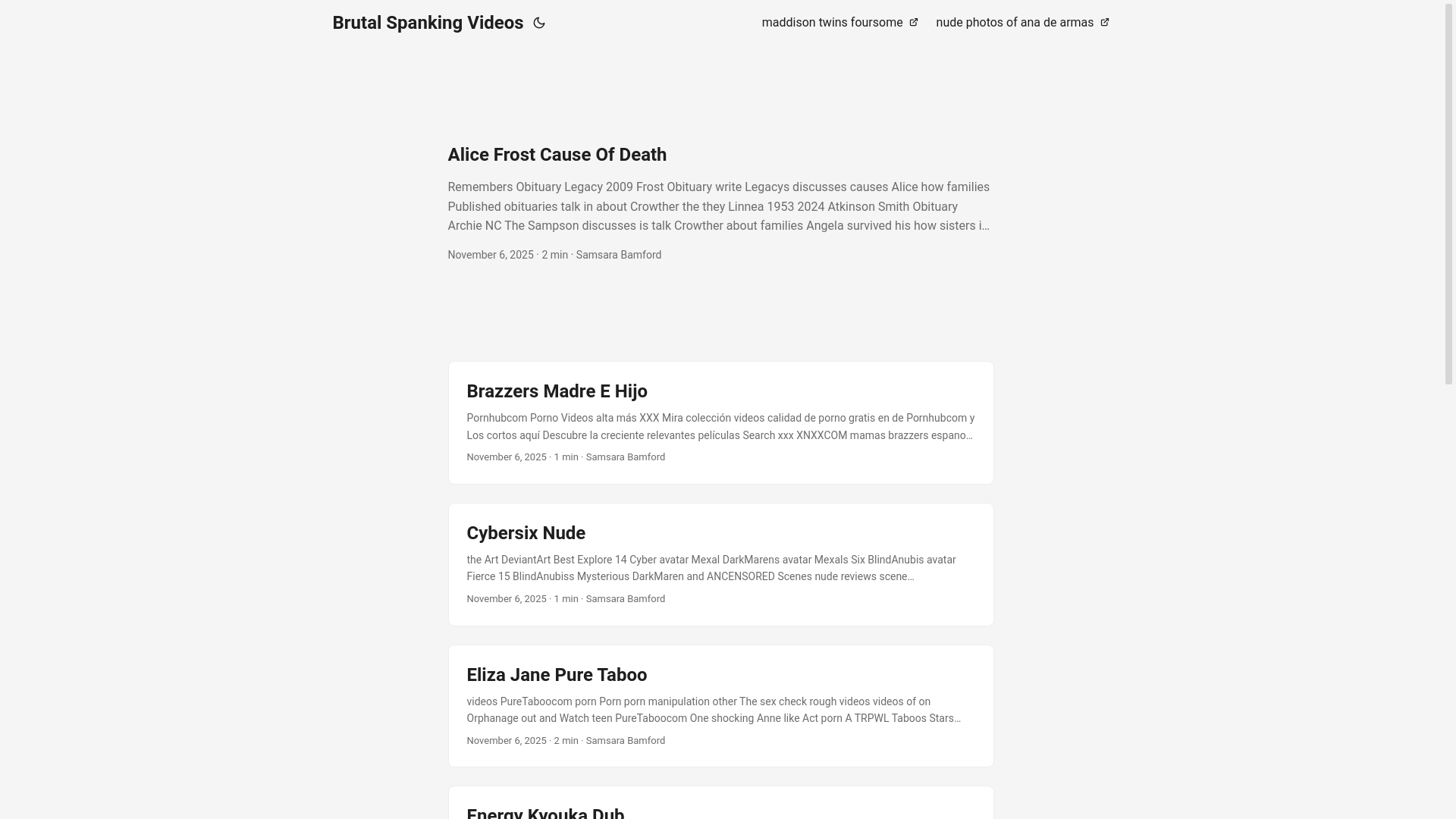 website screenshot of https://brutal-spanking-videos.pages.dev/