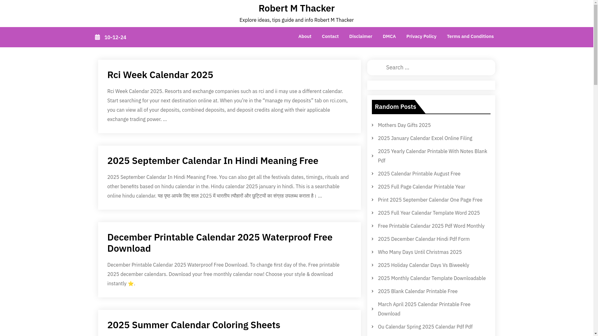 website screenshot of https://robertmthackerr.pages.dev/