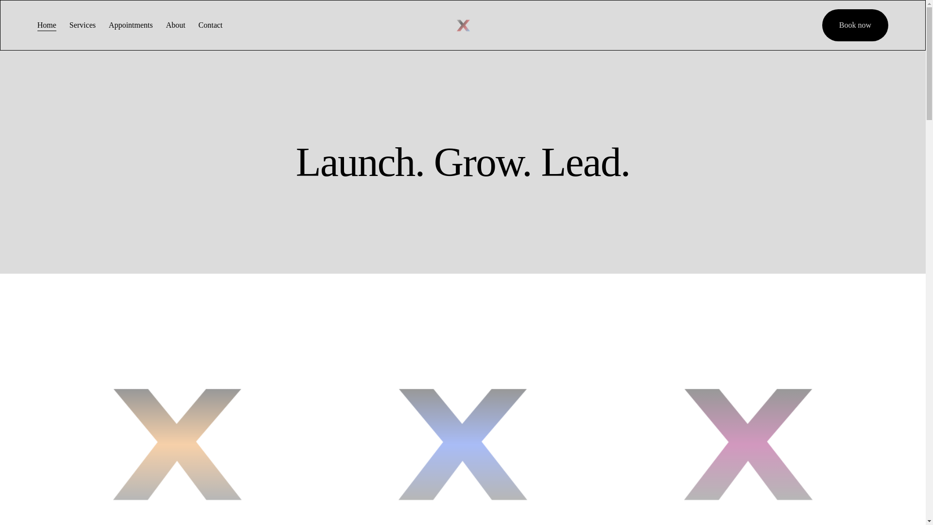 website screenshot of https://xclusiveconsulting.net/