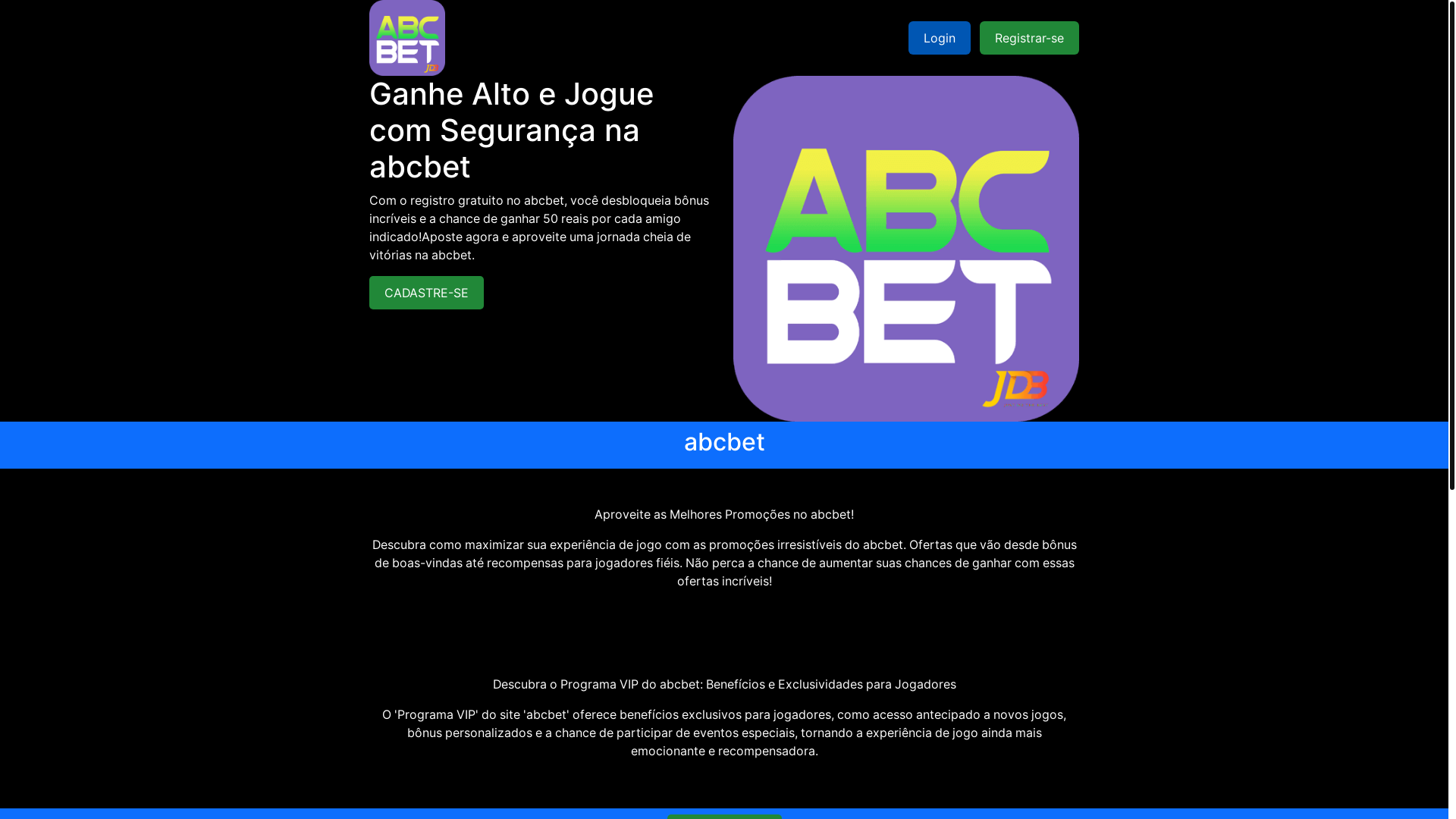 website screenshot of https://abcbetjg.com/