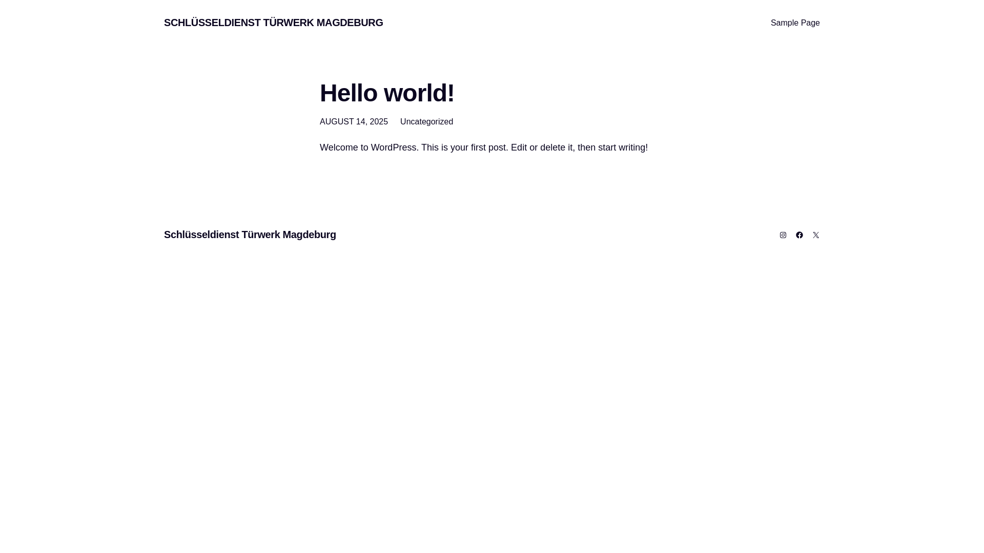 website screenshot of https://tuerwerk-magdeburg.de/