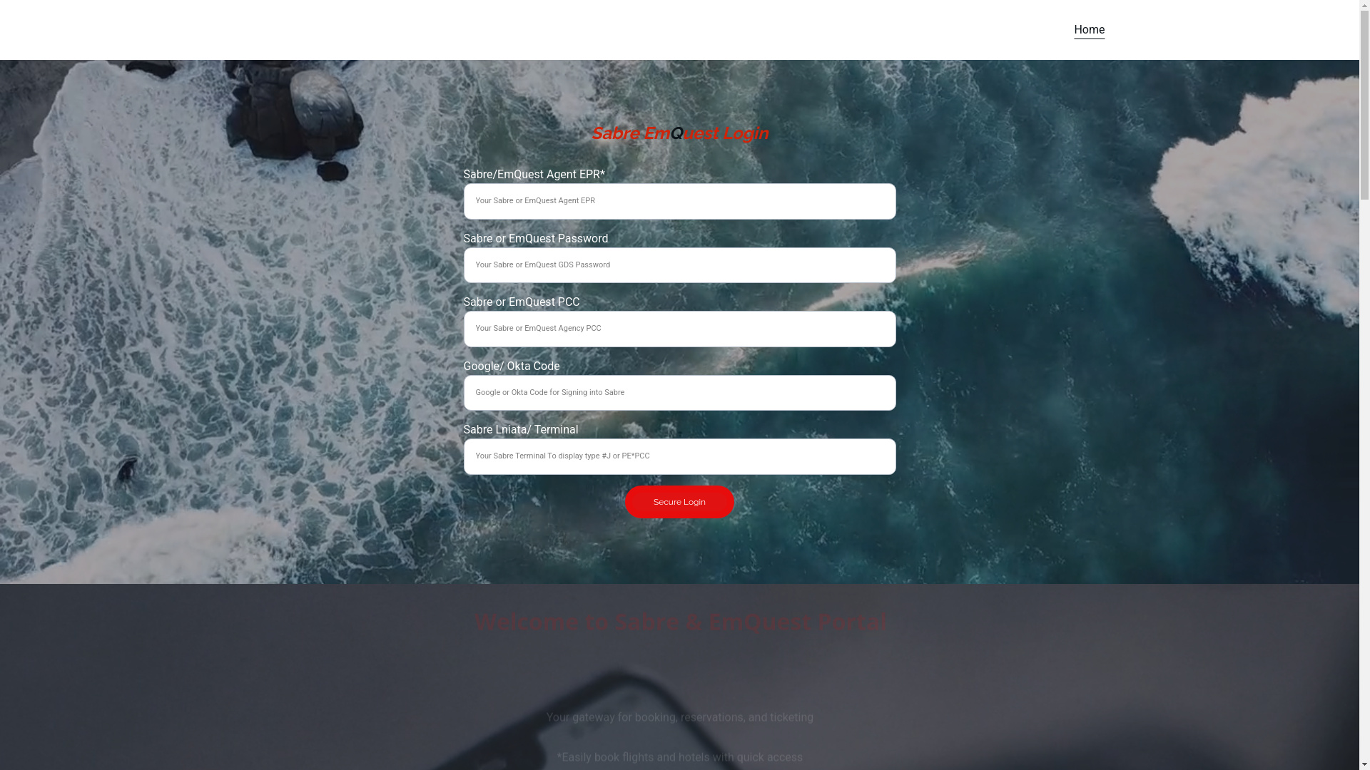 website screenshot of https://srwsabre.com/