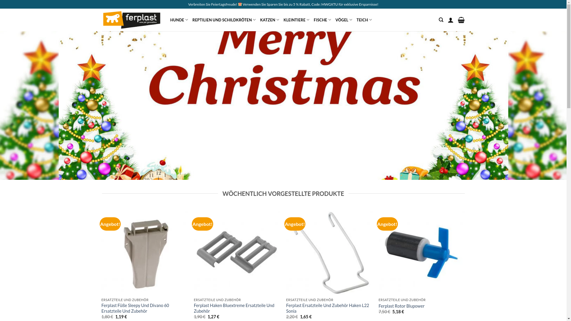 website screenshot of http://www.ferplastdeutschland.shop/