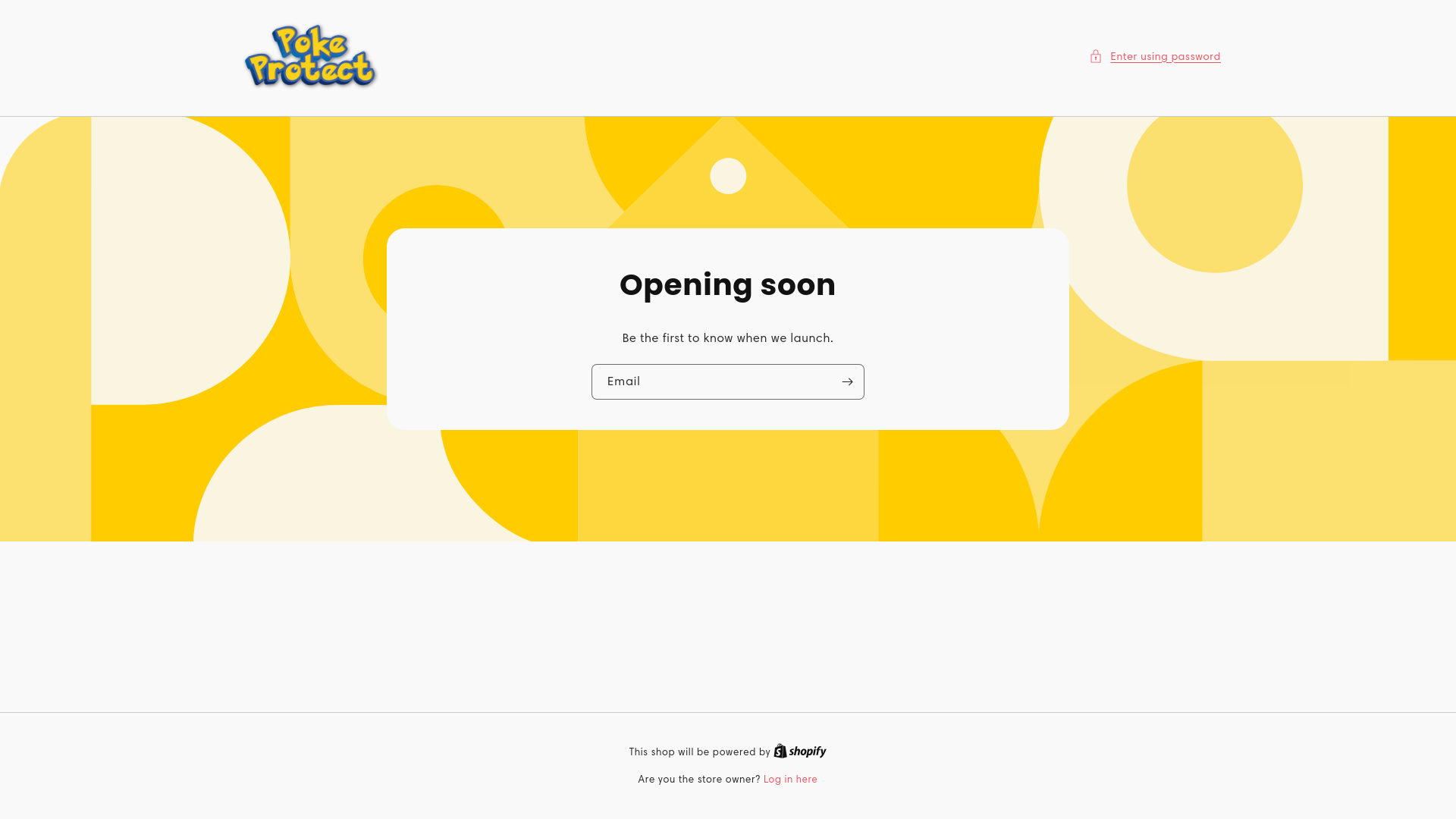 website screenshot of https://pokeprotect.co/