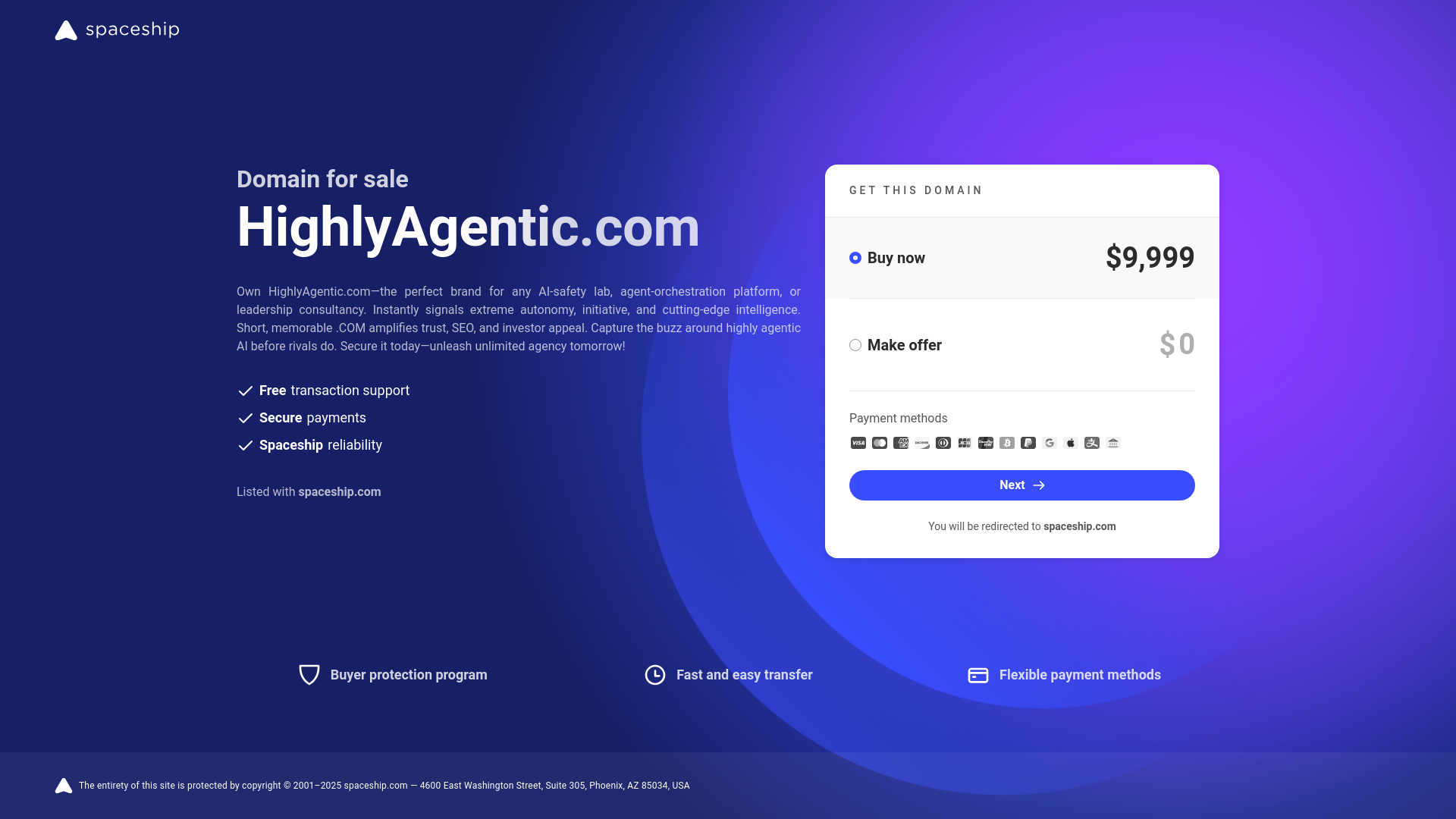 website screenshot of https://highlyagentic.com/