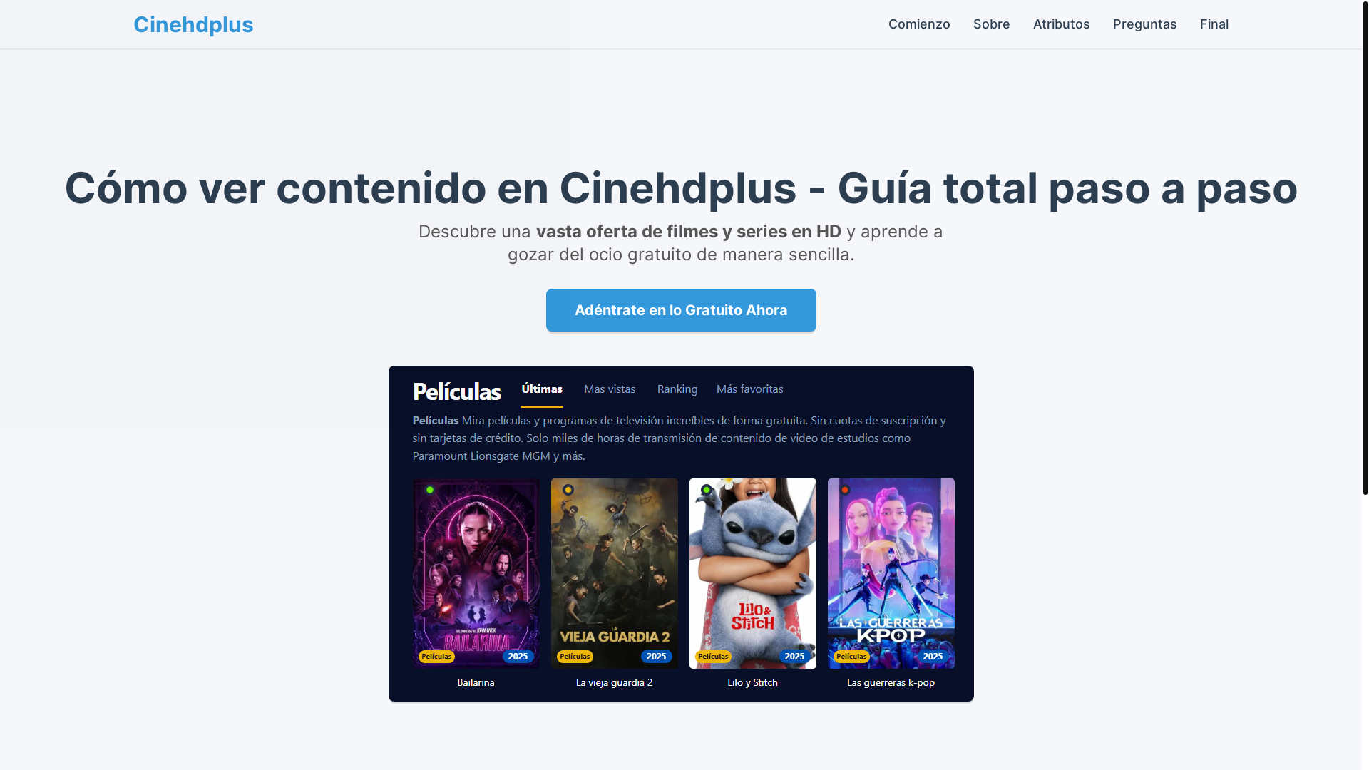 website screenshot of https://cinehdplus-ziny.pages.dev/