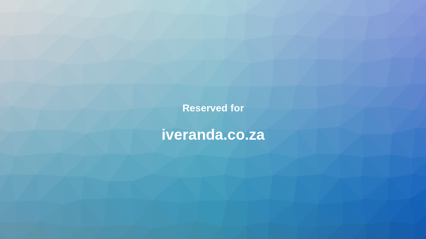 website screenshot of https://iveranda.co.za/