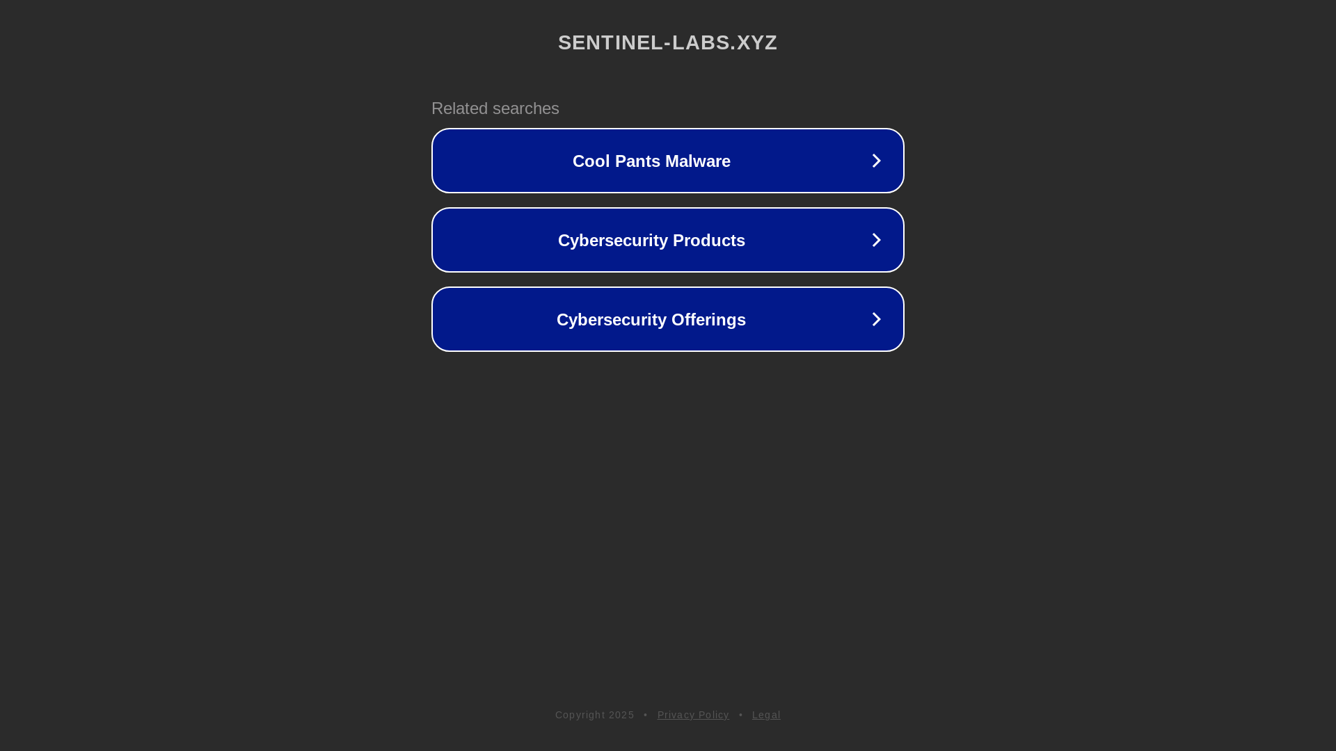 website screenshot of https://sentinel-labs.xyz/
