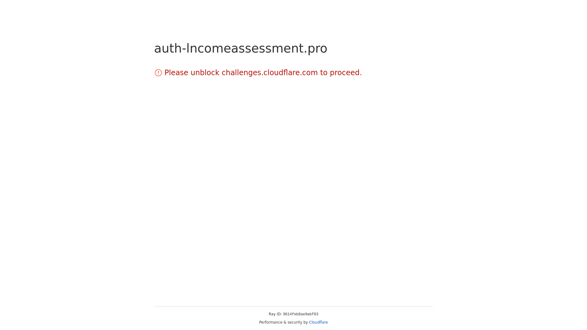 website screenshot of https://auth-lncomeassessment.pro/