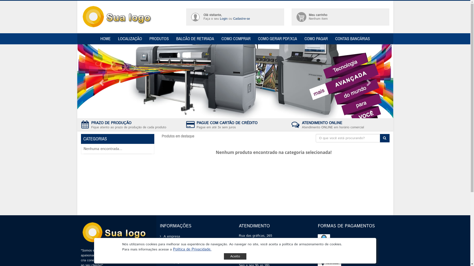 website screenshot of https://graficainoverj.com.br/