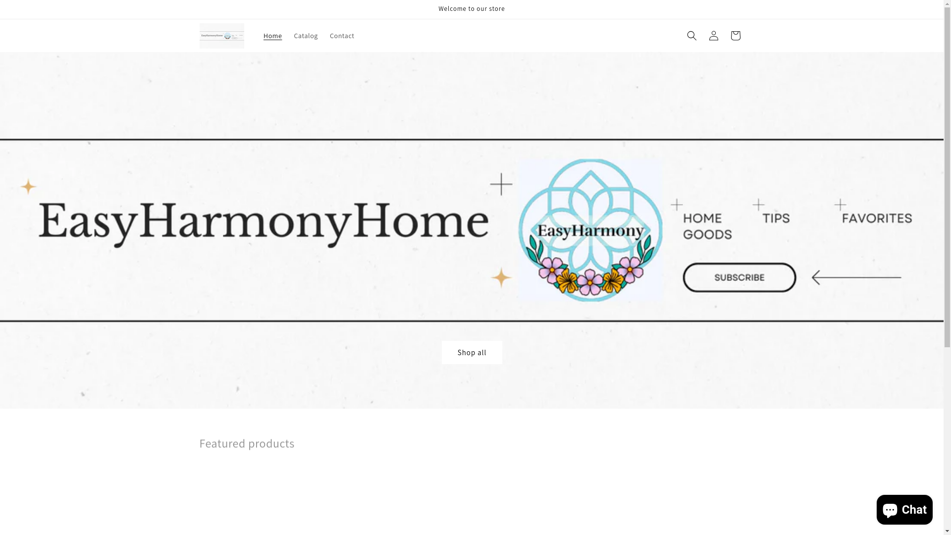 website screenshot of https://easyharmony.net/