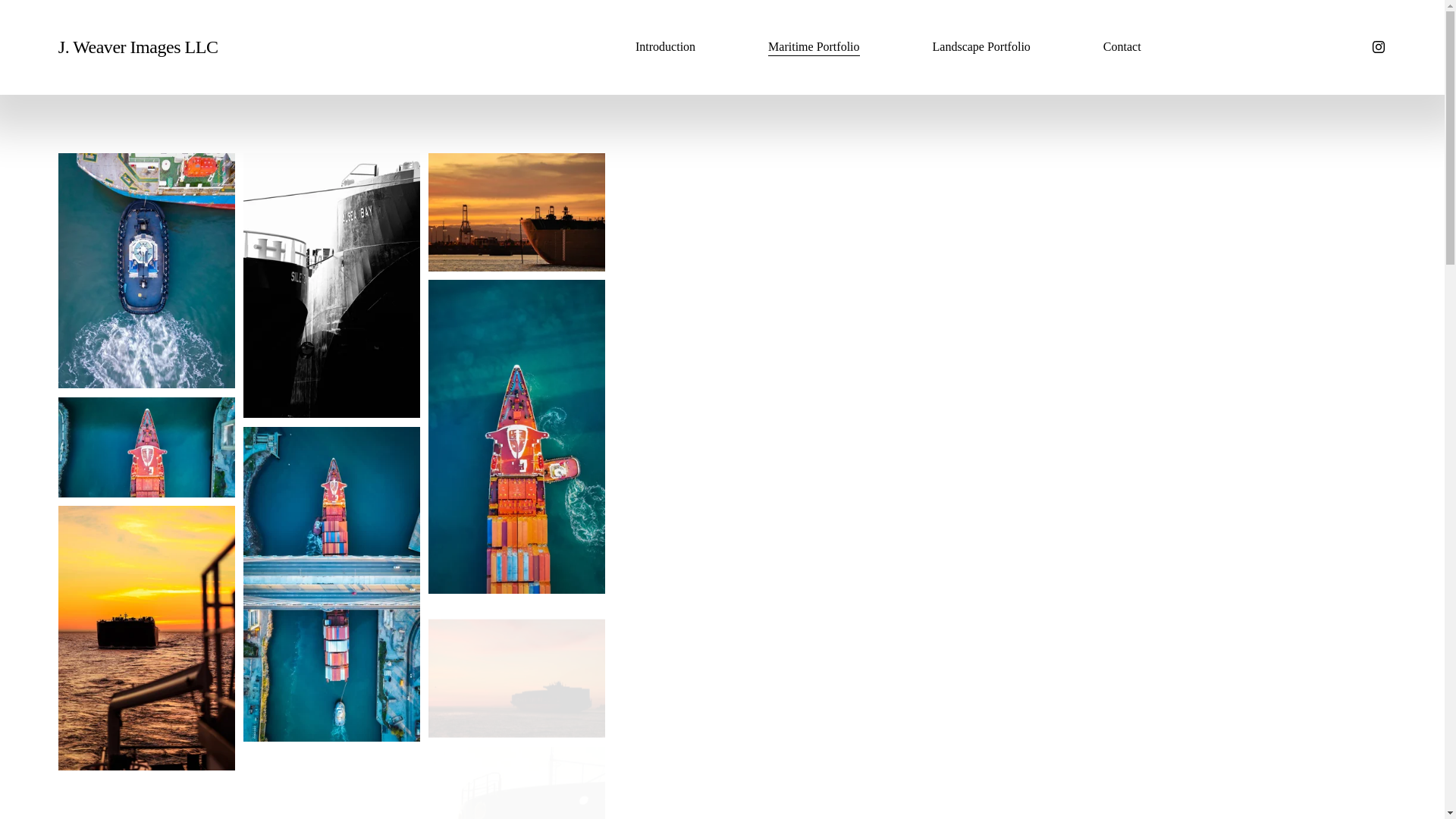 website screenshot of https://jweaverimagesllc.com/