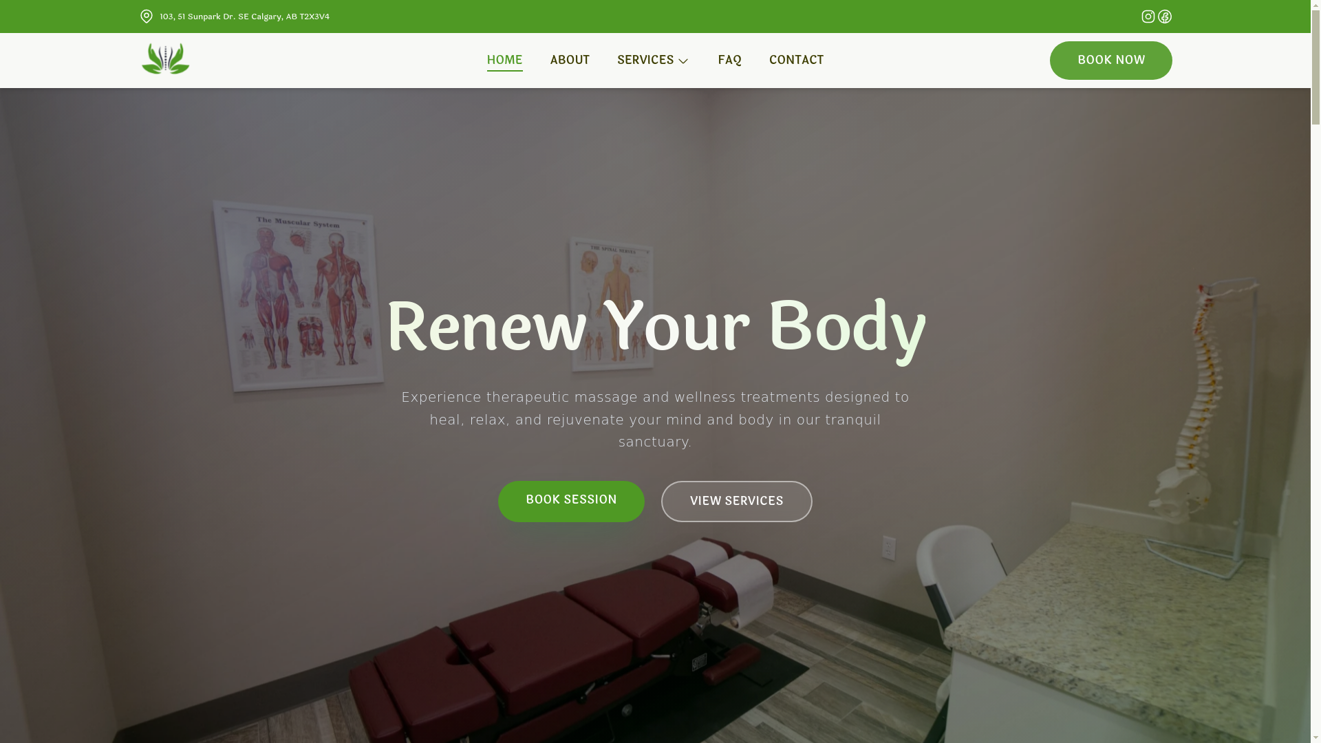 website screenshot of https://massage-astro-template.pages.dev/