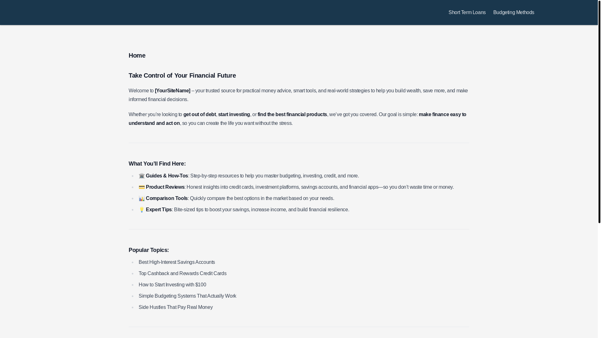 website screenshot of https://credara.info/