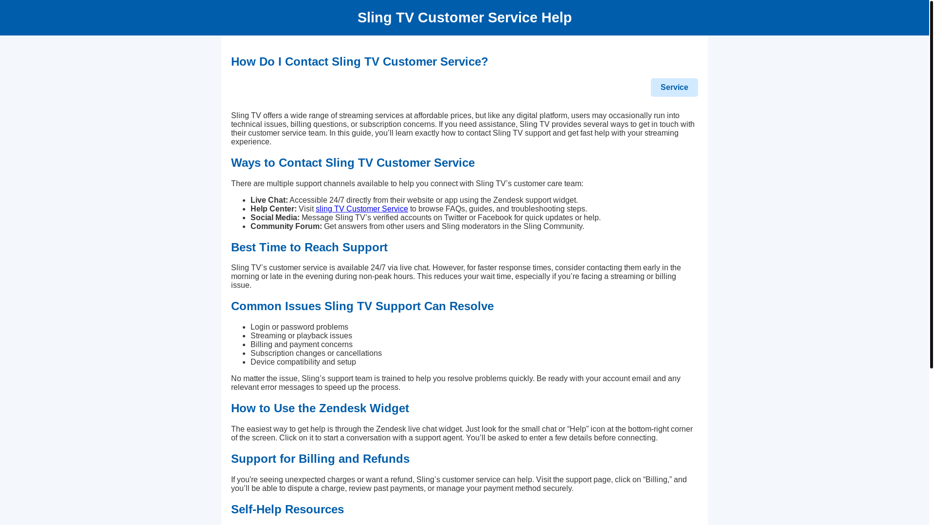 website screenshot of https://sling-tv-customer-service-7ew.pages.dev/