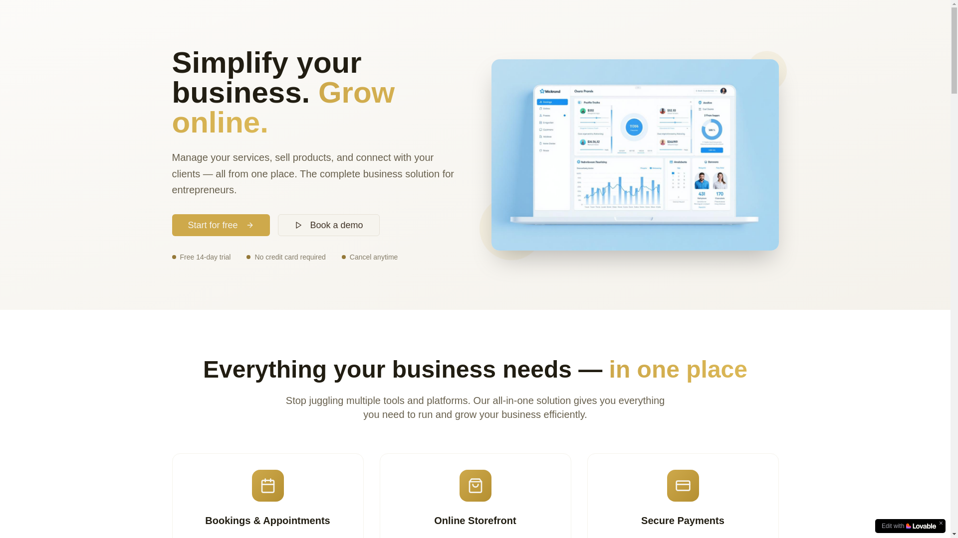 website screenshot of https://1618connect.com/