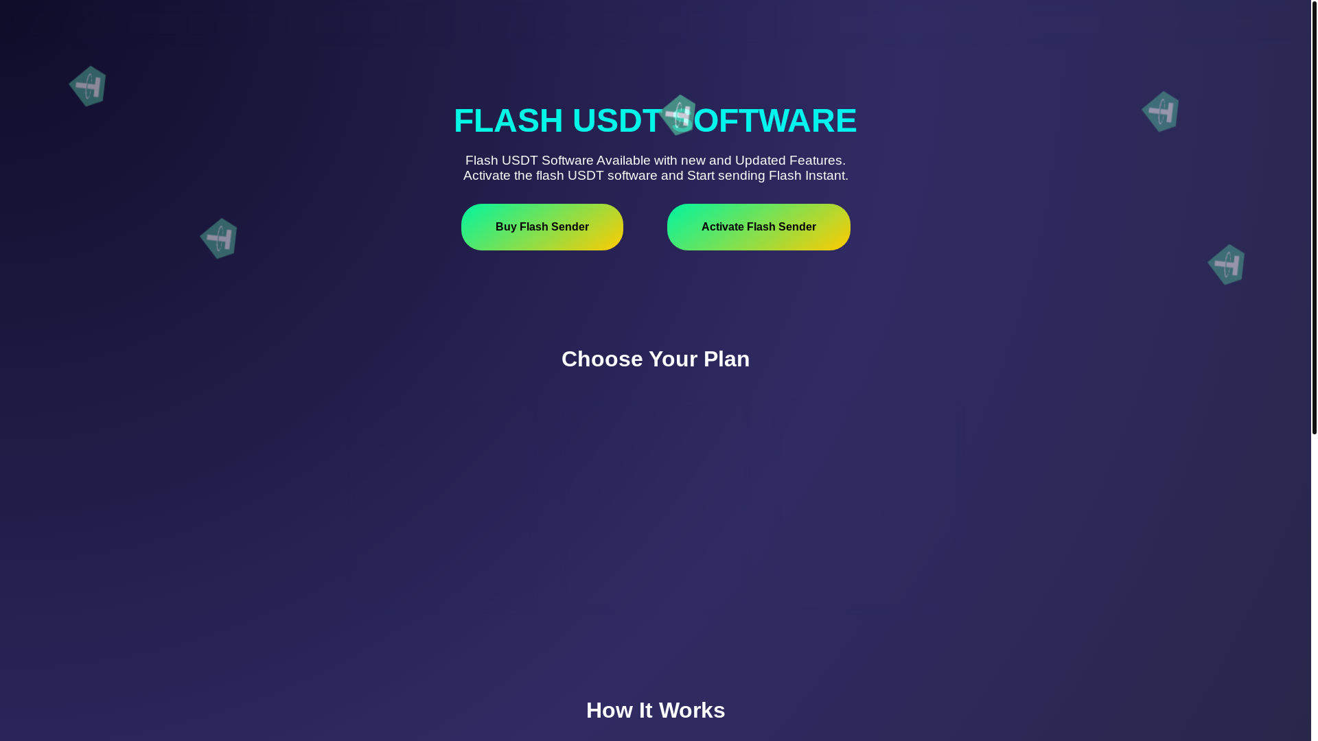 website screenshot of https://usdtflashapp.online/