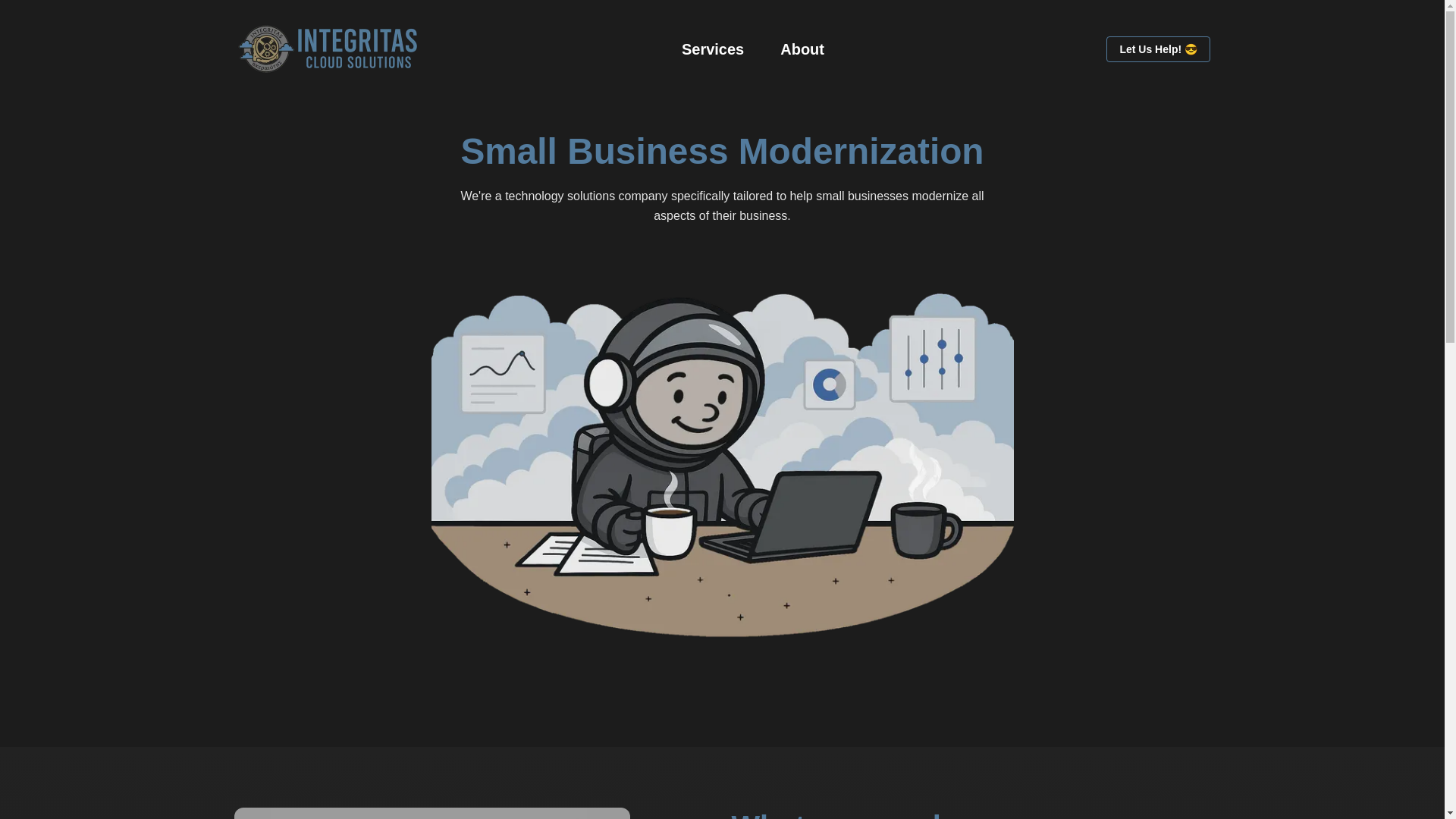 website screenshot of https://integritas.pages.dev/