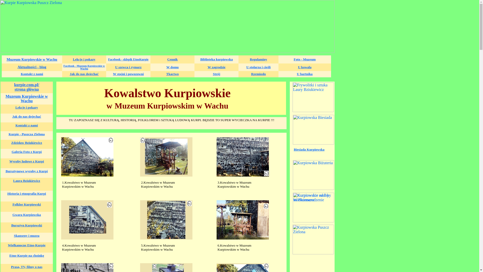 website screenshot of https://muzeum-kowalstwa.pl/