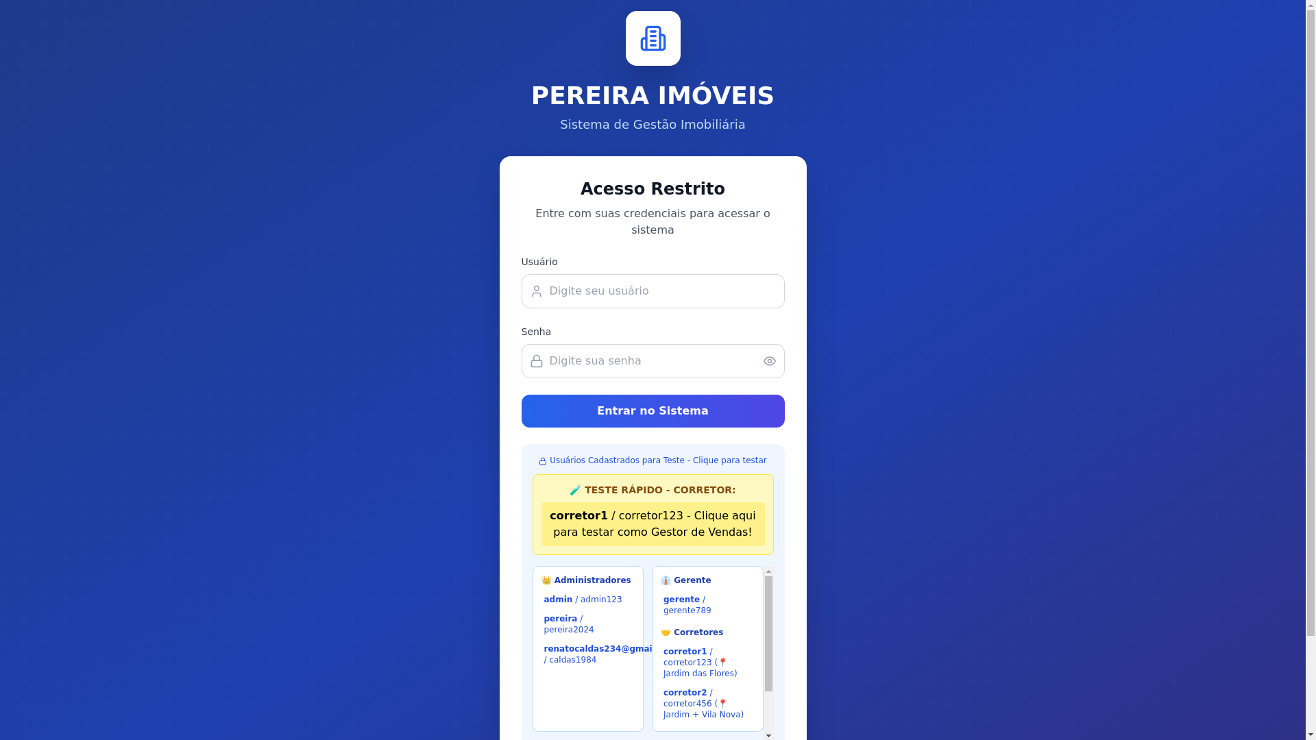 website screenshot of https://pereiraimoveisgestao.com/