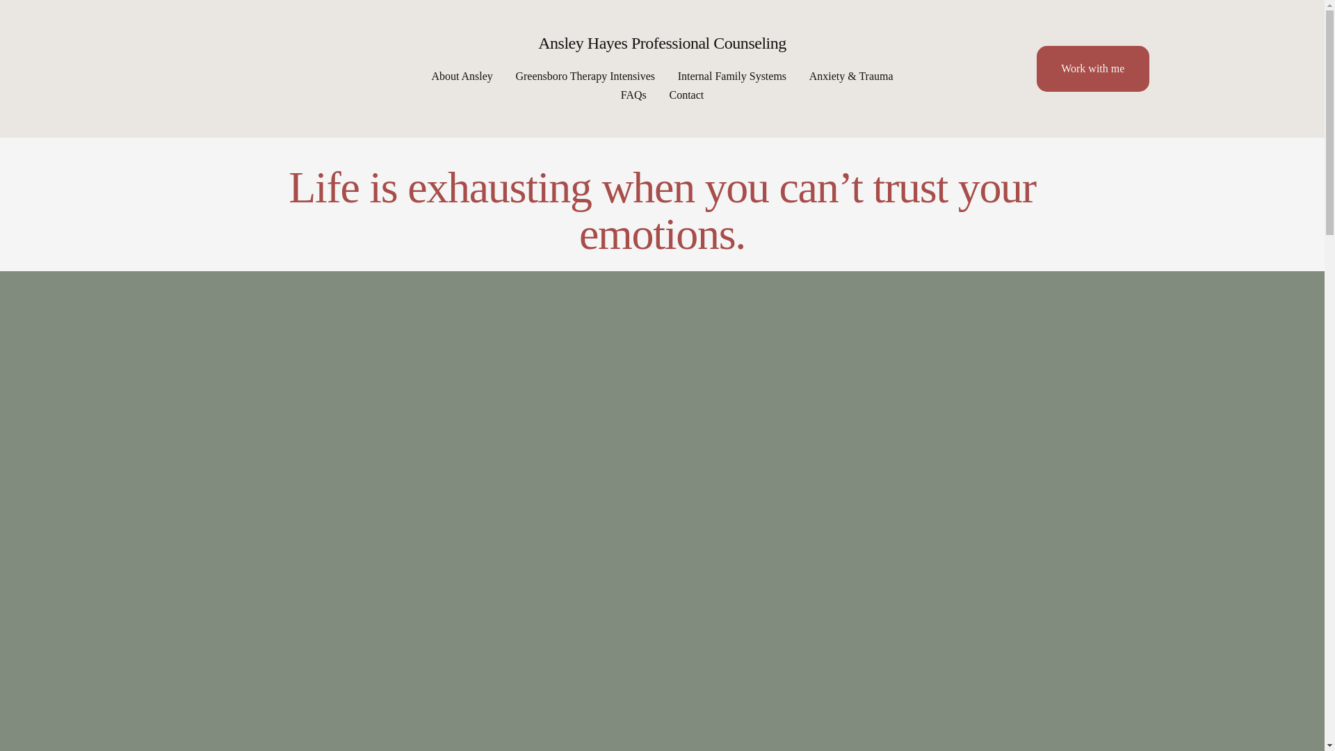 website screenshot of https://ansleyhayescounseling.com/