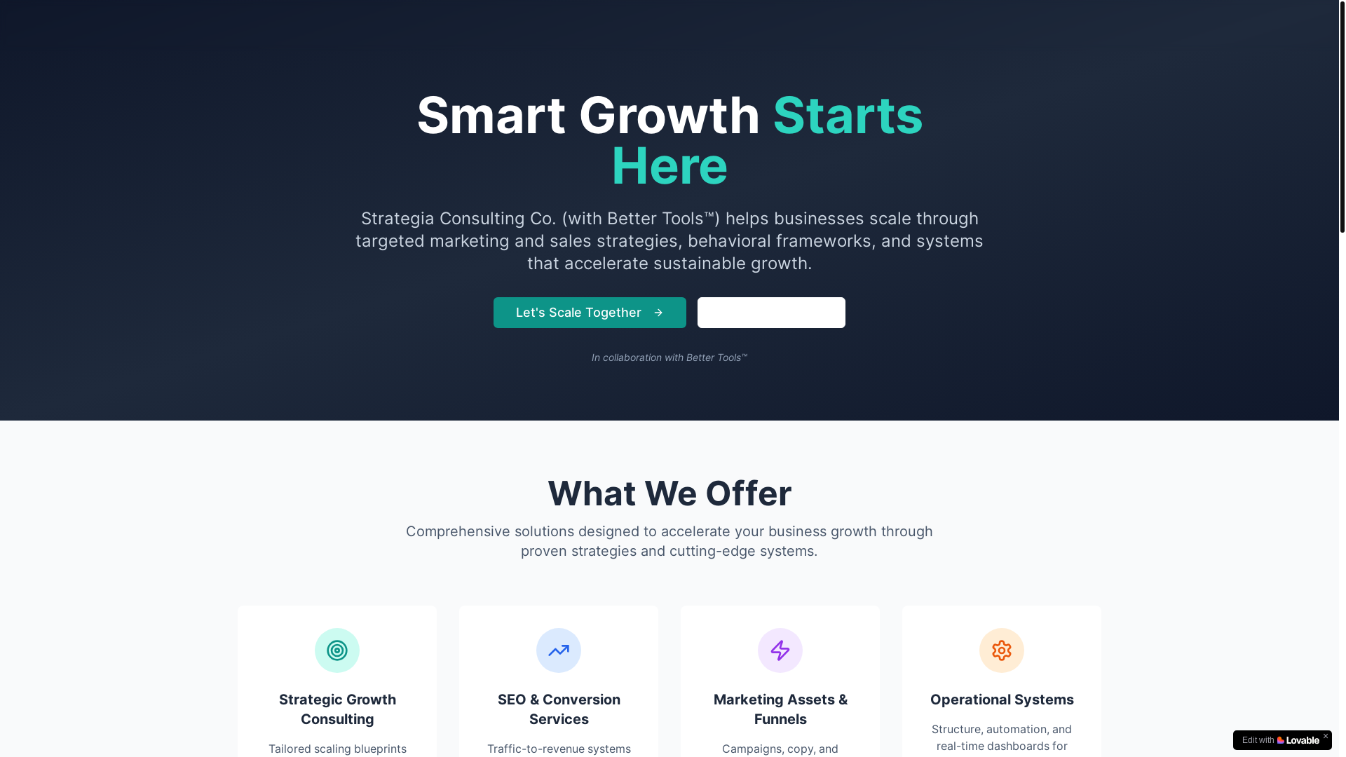 website screenshot of https://strategiaconsultingco.vip/