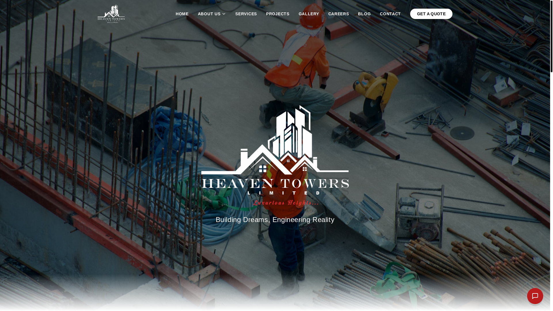 website screenshot of https://heaventowerslimited.com/