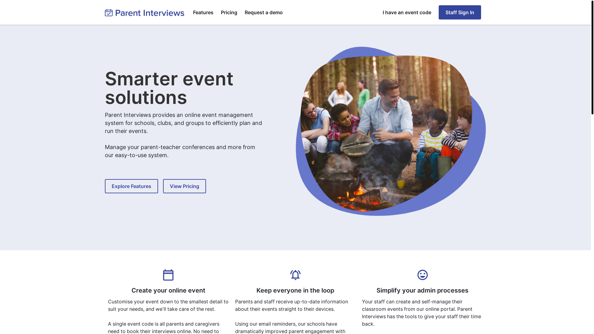 website screenshot of https://parent-events-public-website-parent-interviews.pages.dev/
