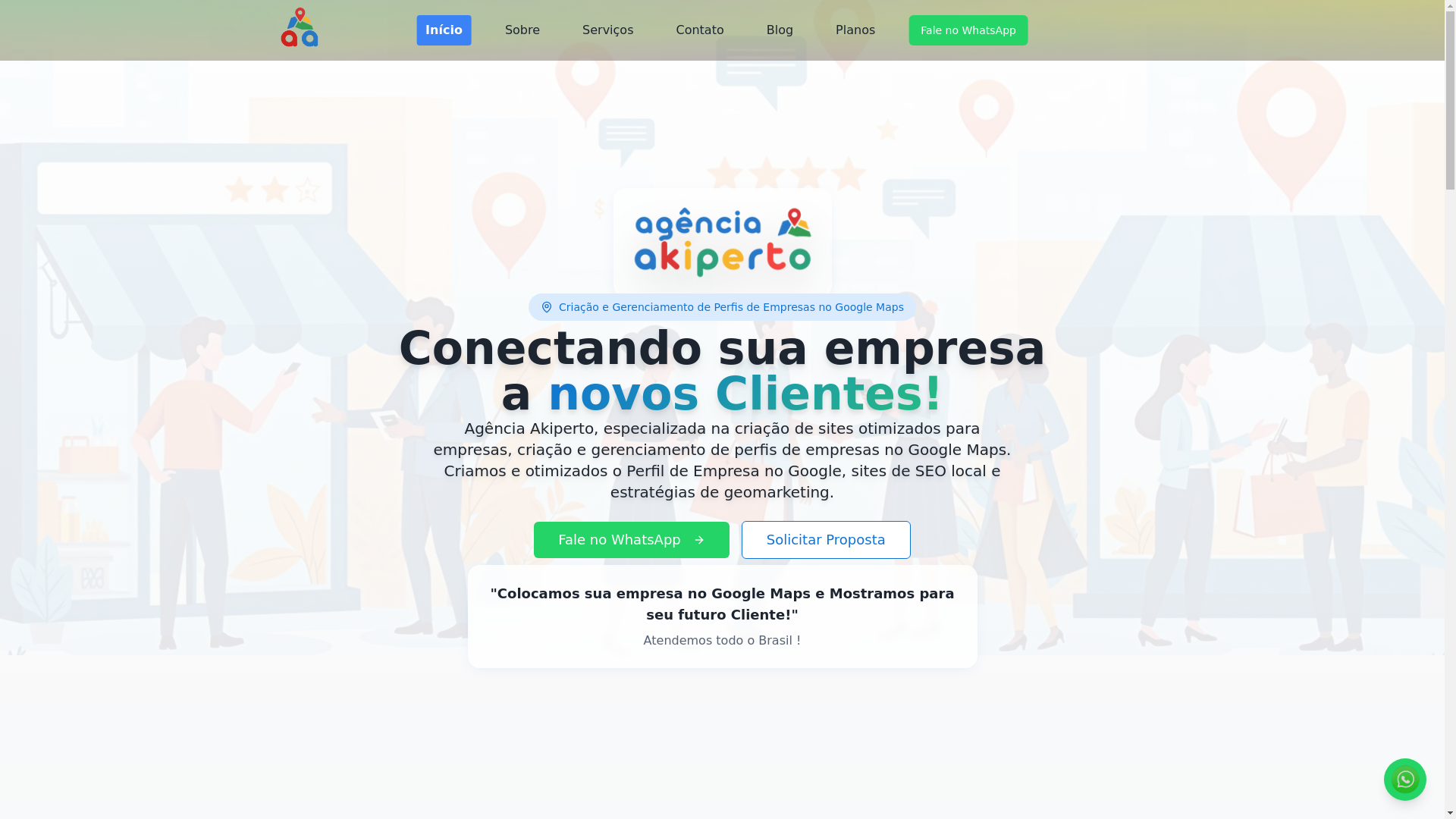 website screenshot of https://agencia-akiperto.pages.dev/