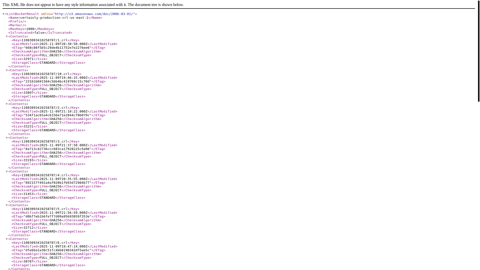 website screenshot of https://crls.certainly.com/