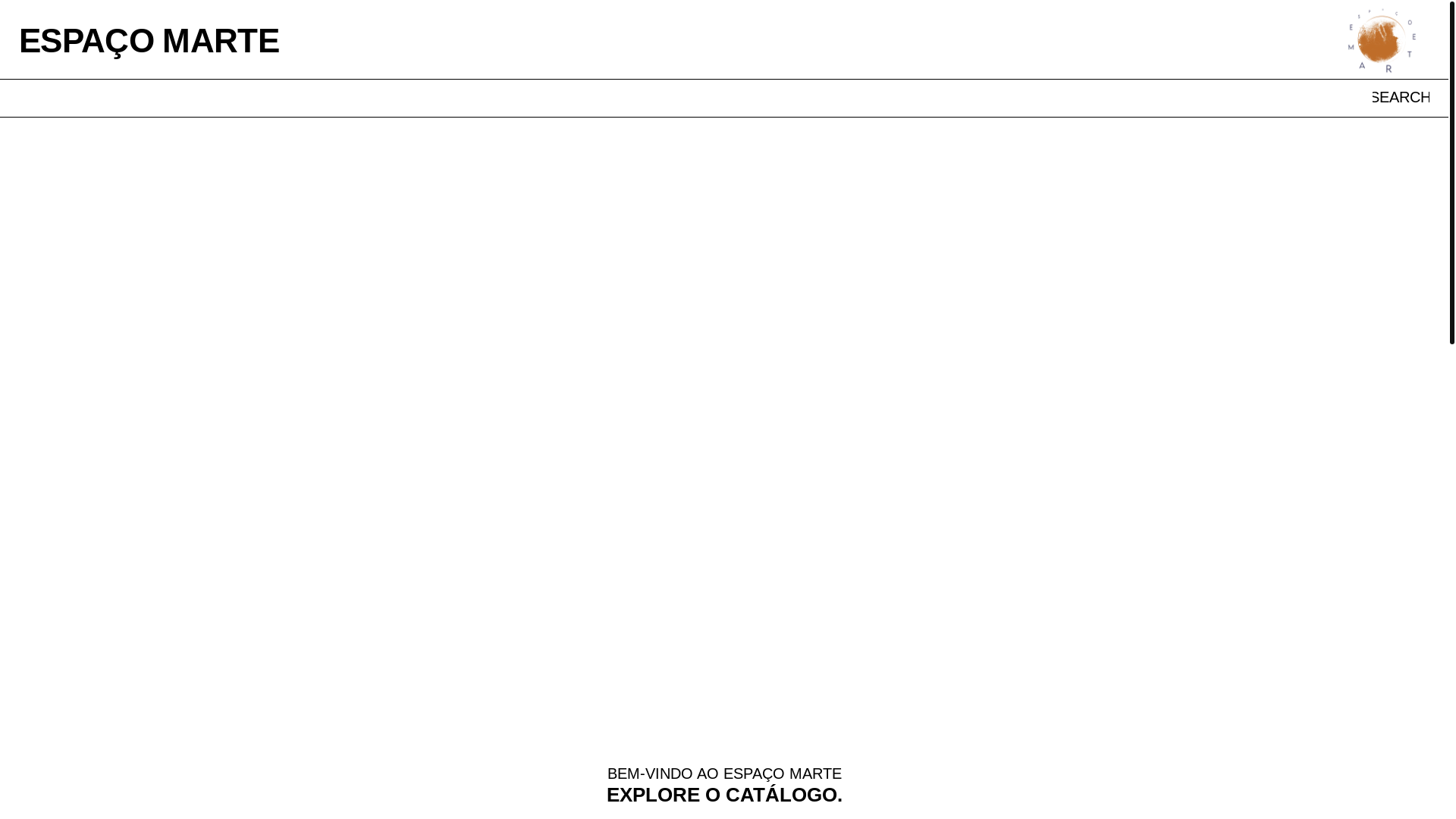 website screenshot of https://espacomartegaleria.art/