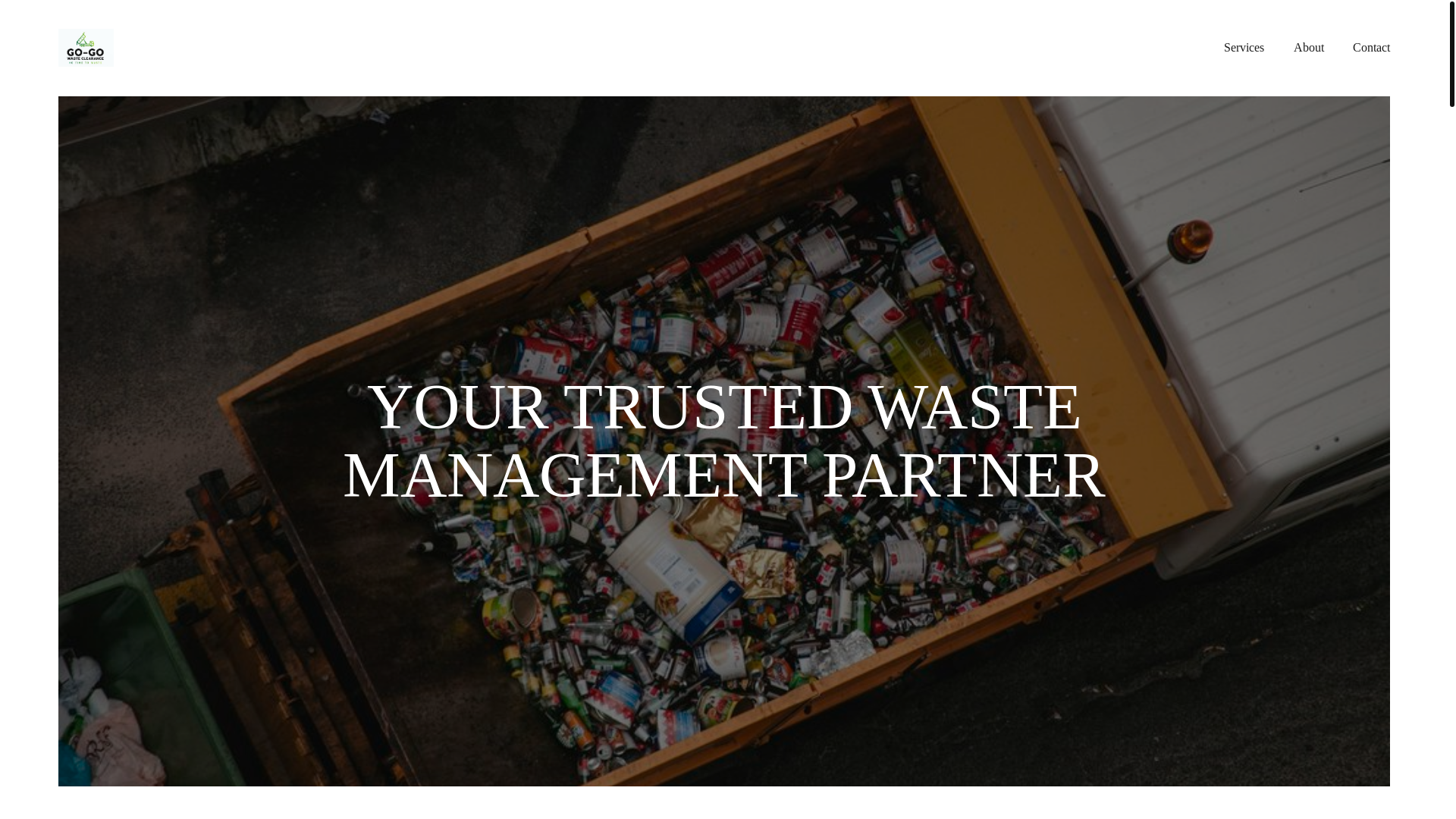 website screenshot of https://gogowasteclearance.co.uk/