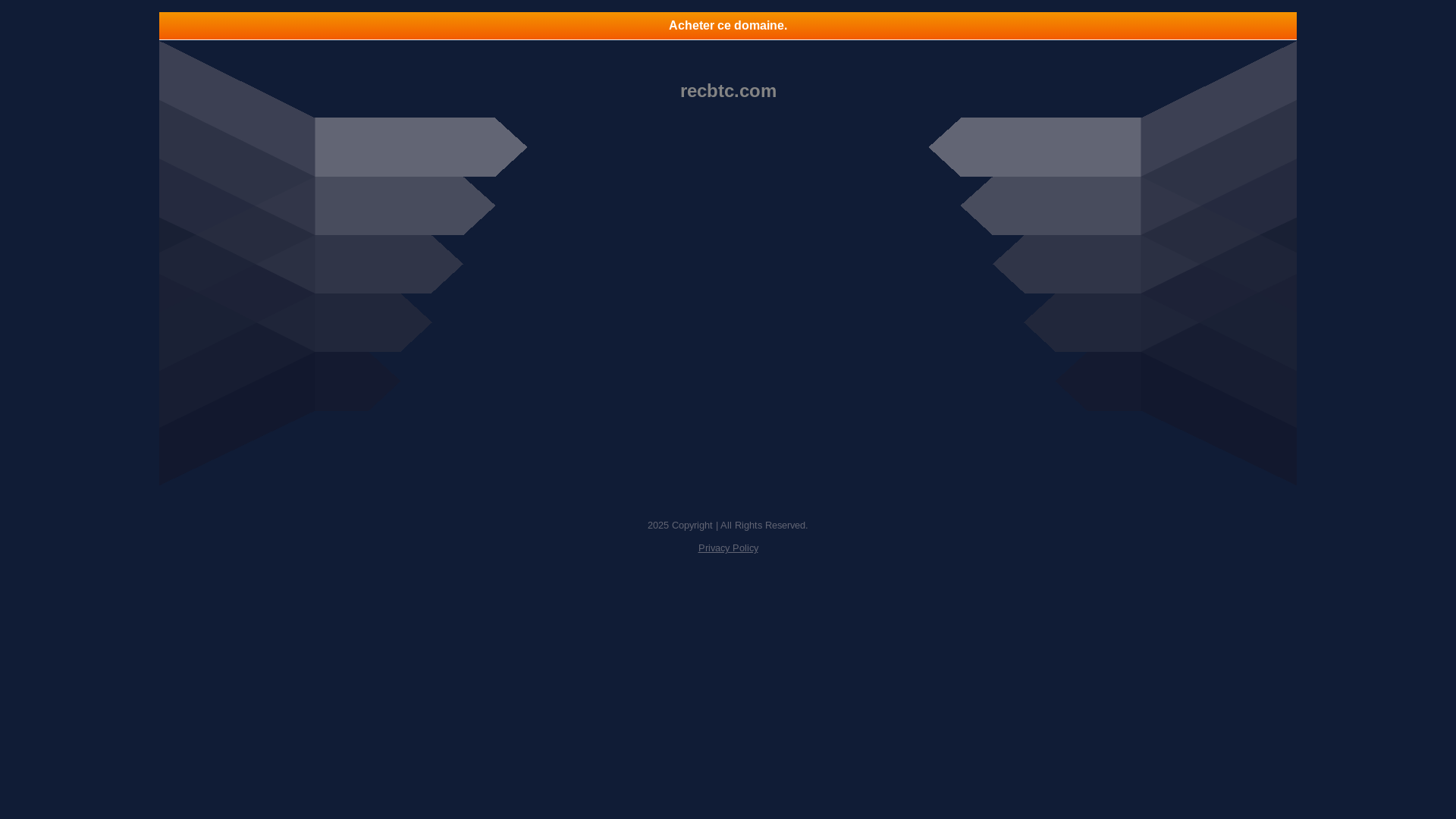 website screenshot of https://recbtc.com/