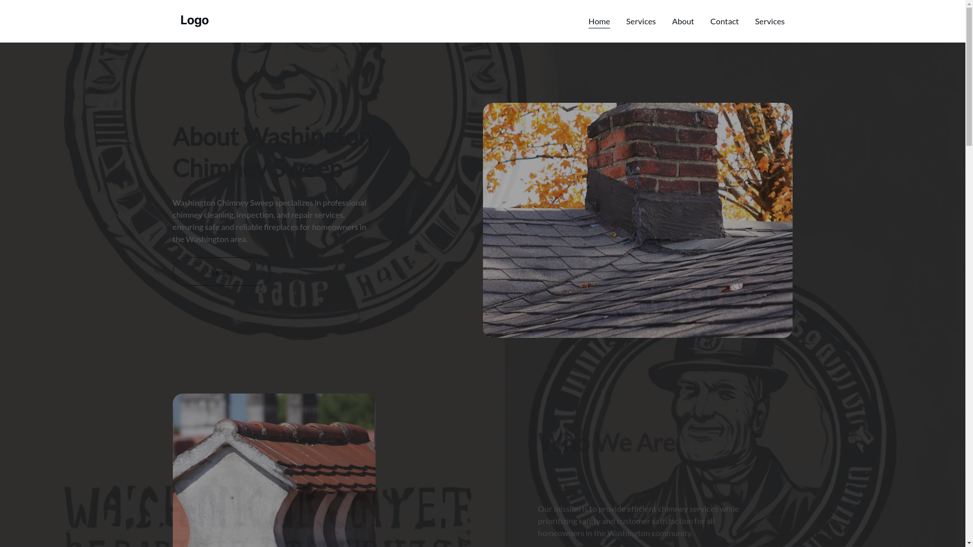 website screenshot of https://washingtonchimneysweep.shop/
