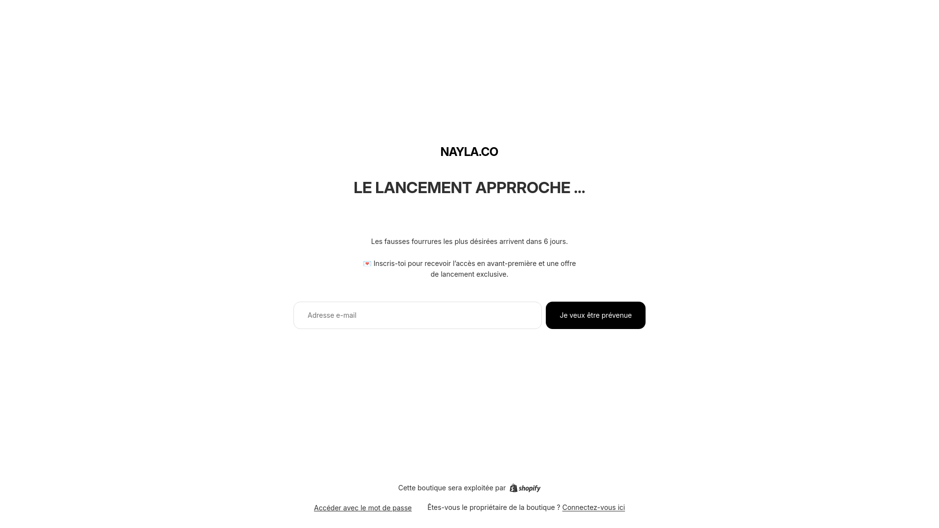 website screenshot of https://naylaco.fr/