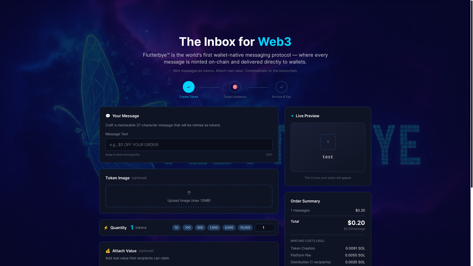 website screenshot of https://flbymsg.com/