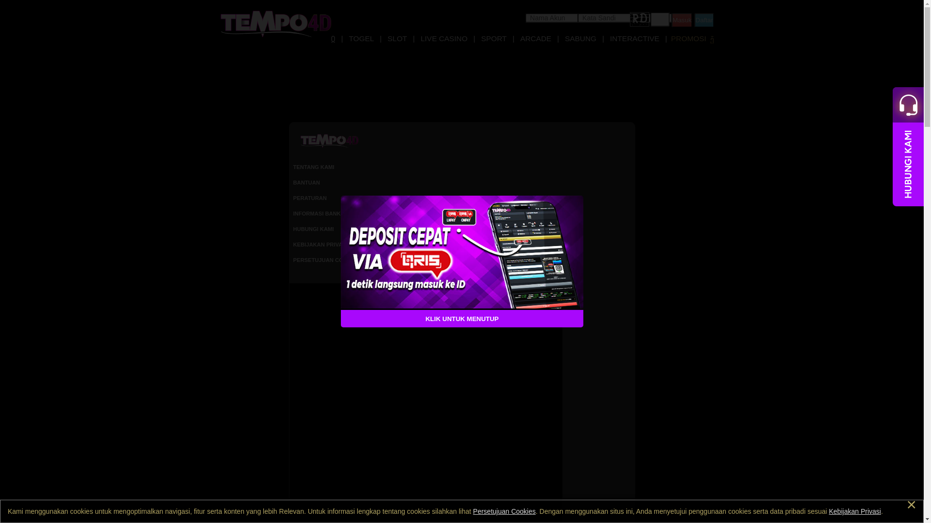 website screenshot of https://tempo4d-jaya.beauty/
