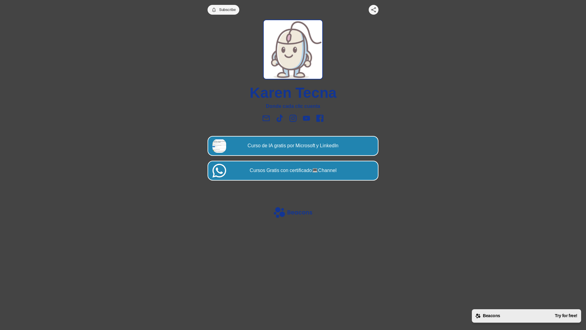 website screenshot of https://karentecna.com/