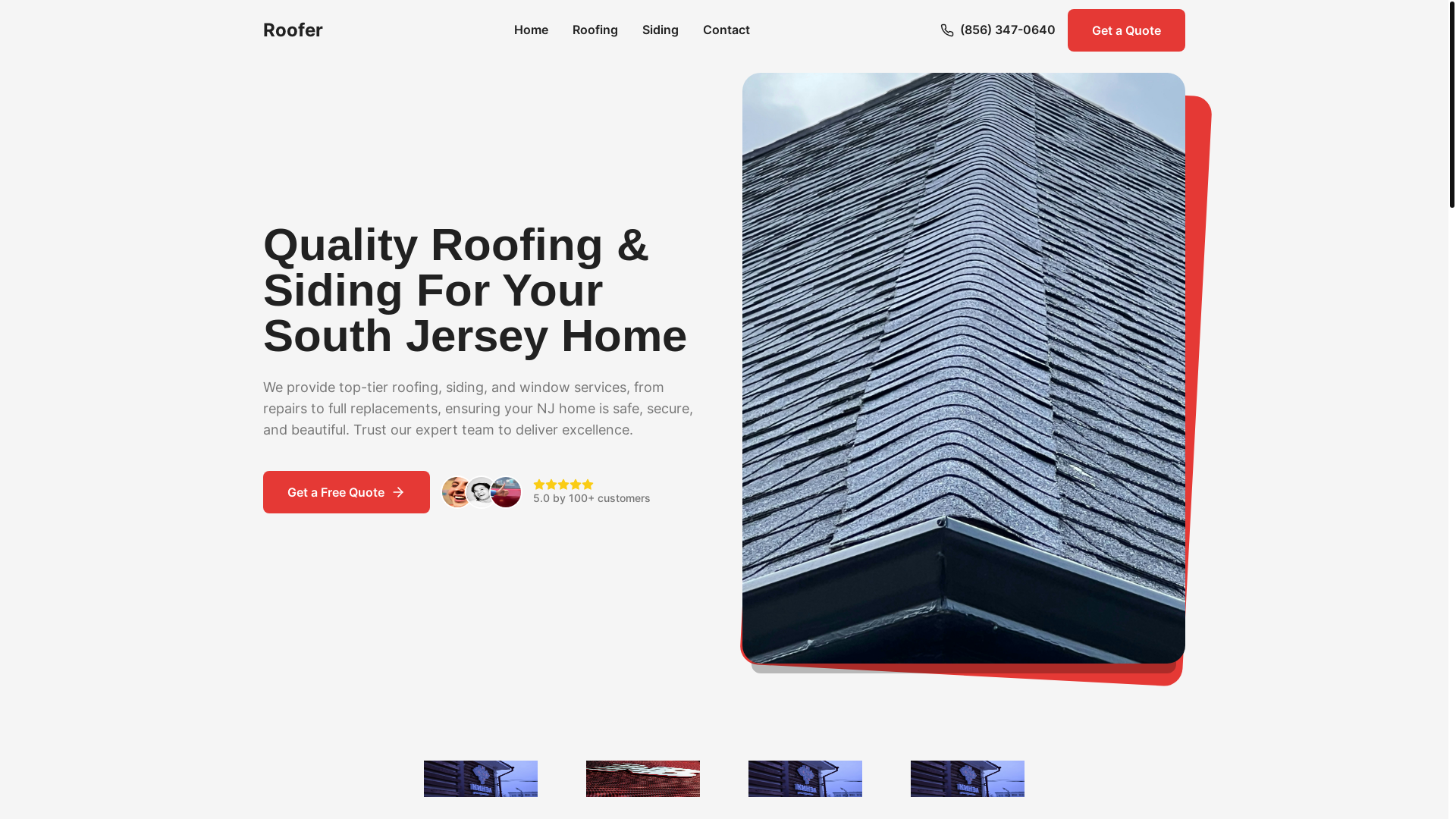 website screenshot of https://onetouchexterior.com/