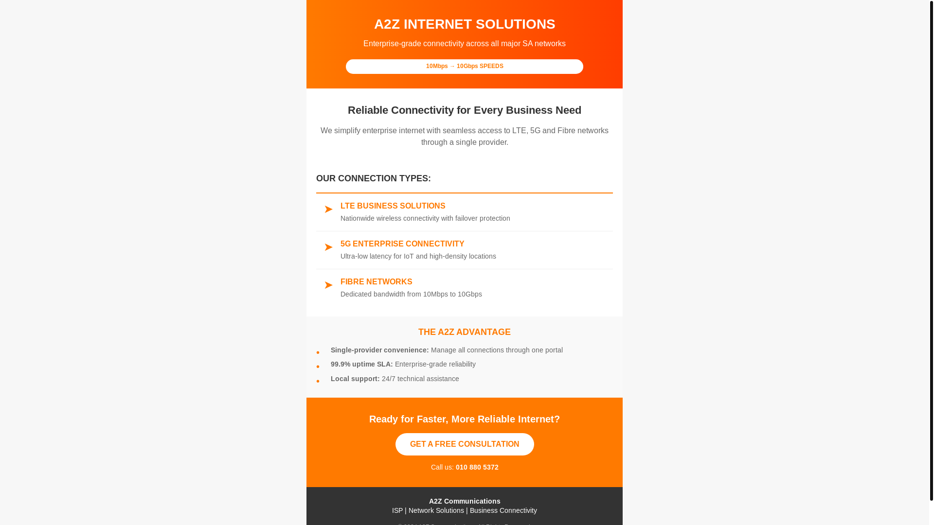 website screenshot of https://internetsolutions.pages.dev/