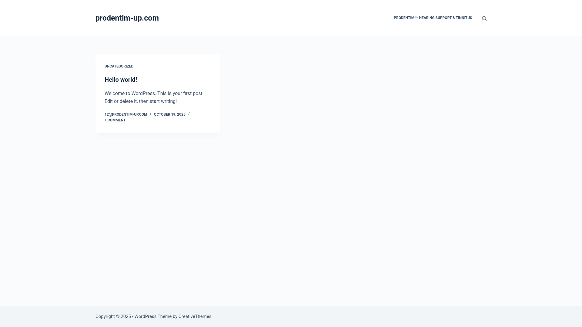 website screenshot of https://prodentim-up.com/