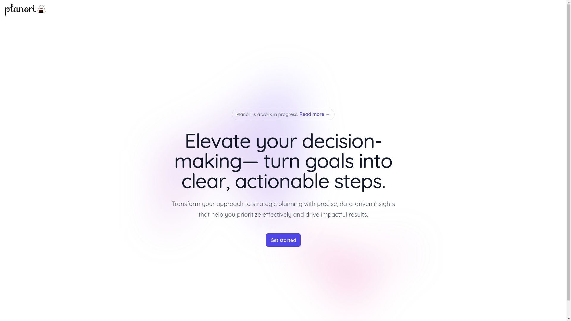 website screenshot of https://planori.pages.dev/