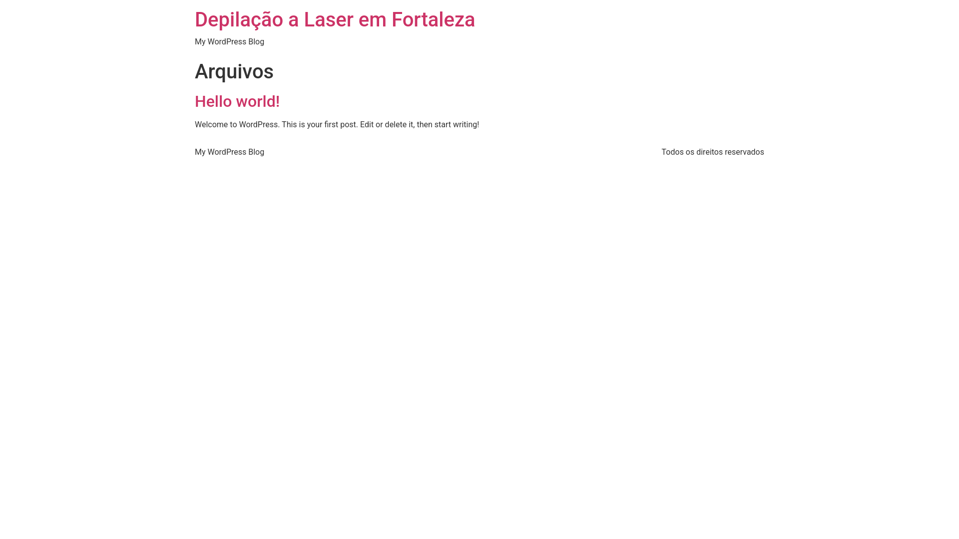 website screenshot of https://icelaserfortaleza.com.br/