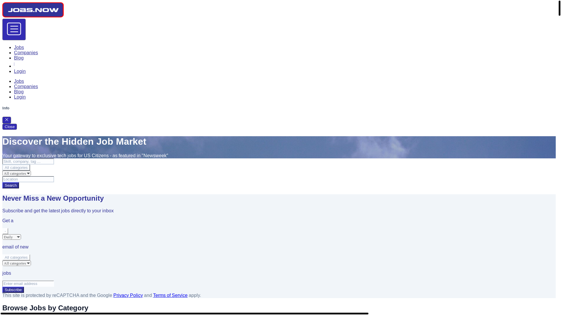 website screenshot of https://www.jobs.now/