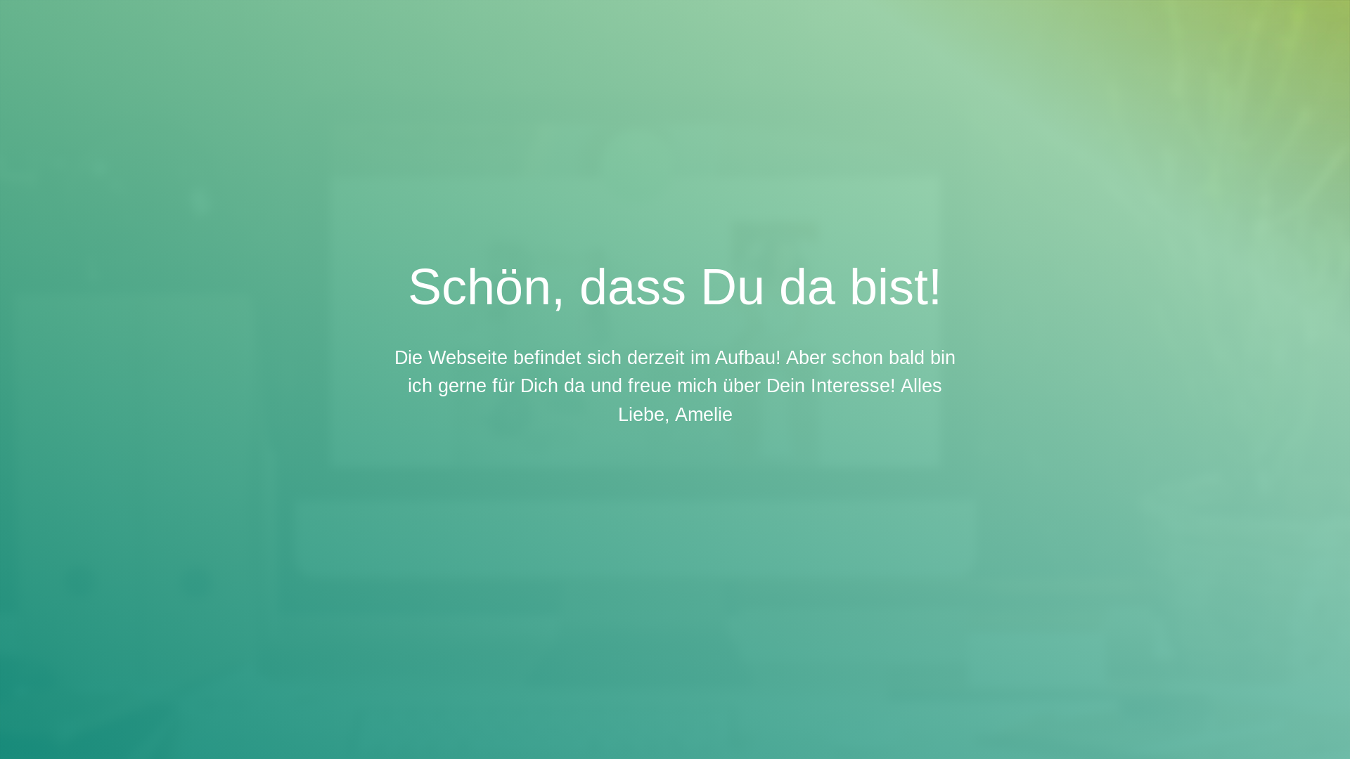 website screenshot of https://amelies-lichtimpulse.de/