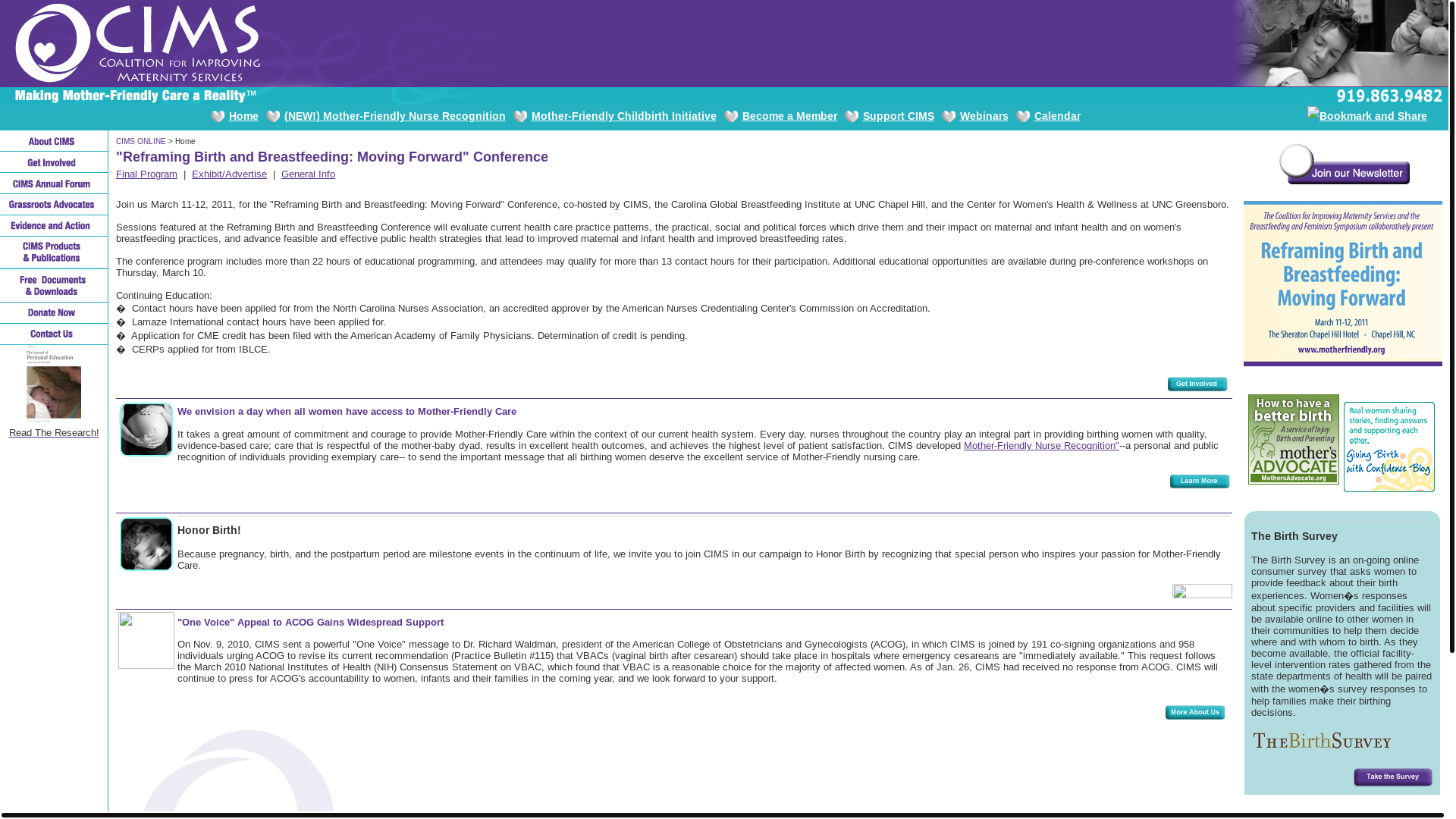 website screenshot of https://mother-friendly.org/